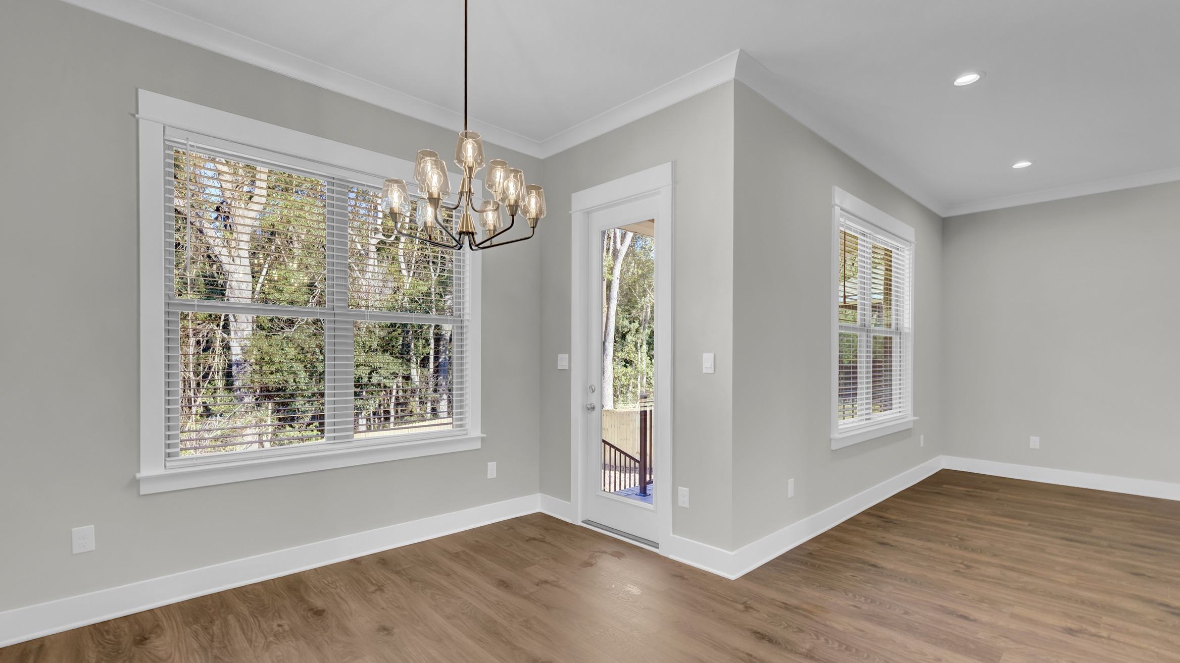 Denali open concept interior with high ceilings