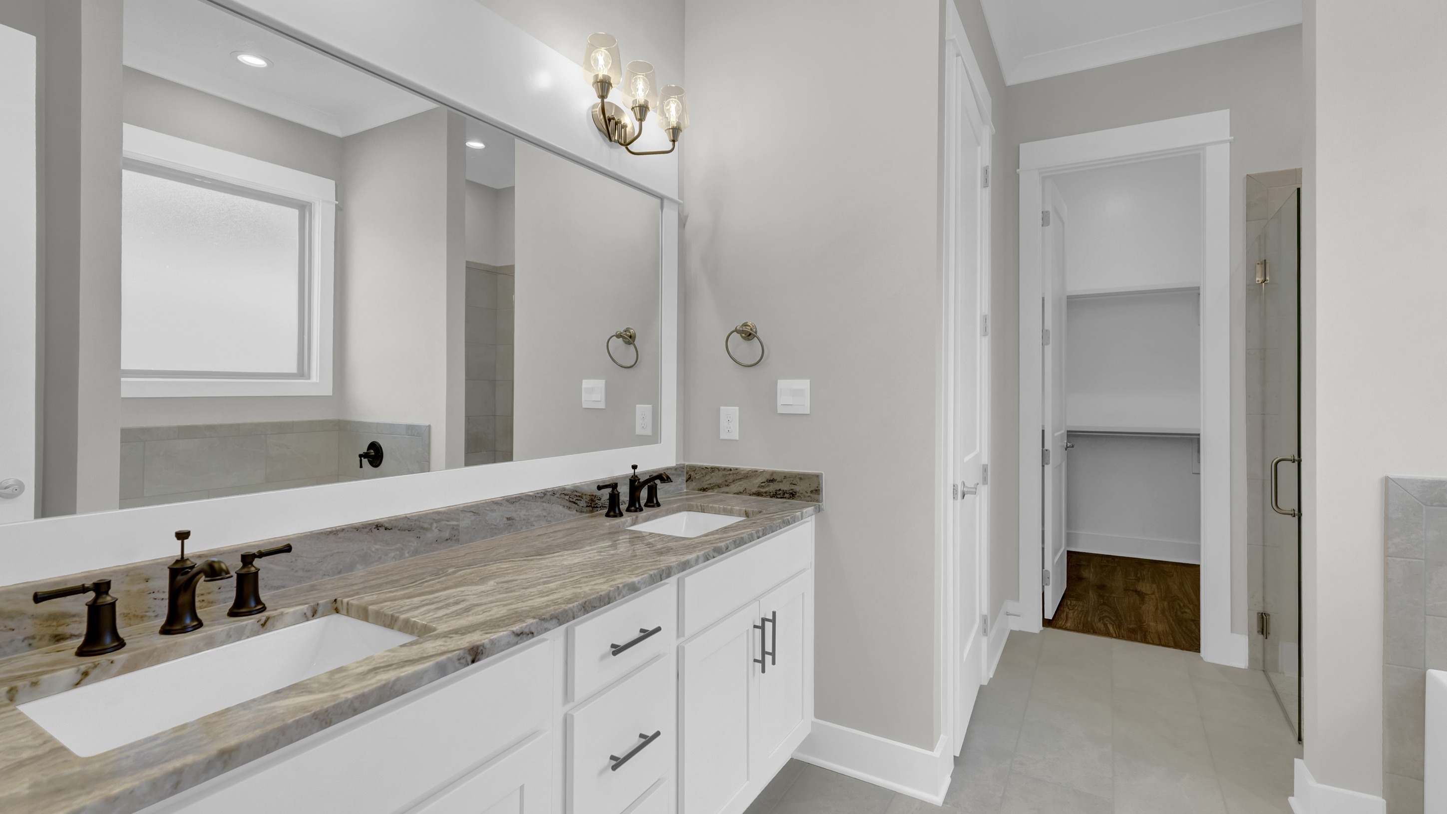 Denali open concept interior with high ceilings