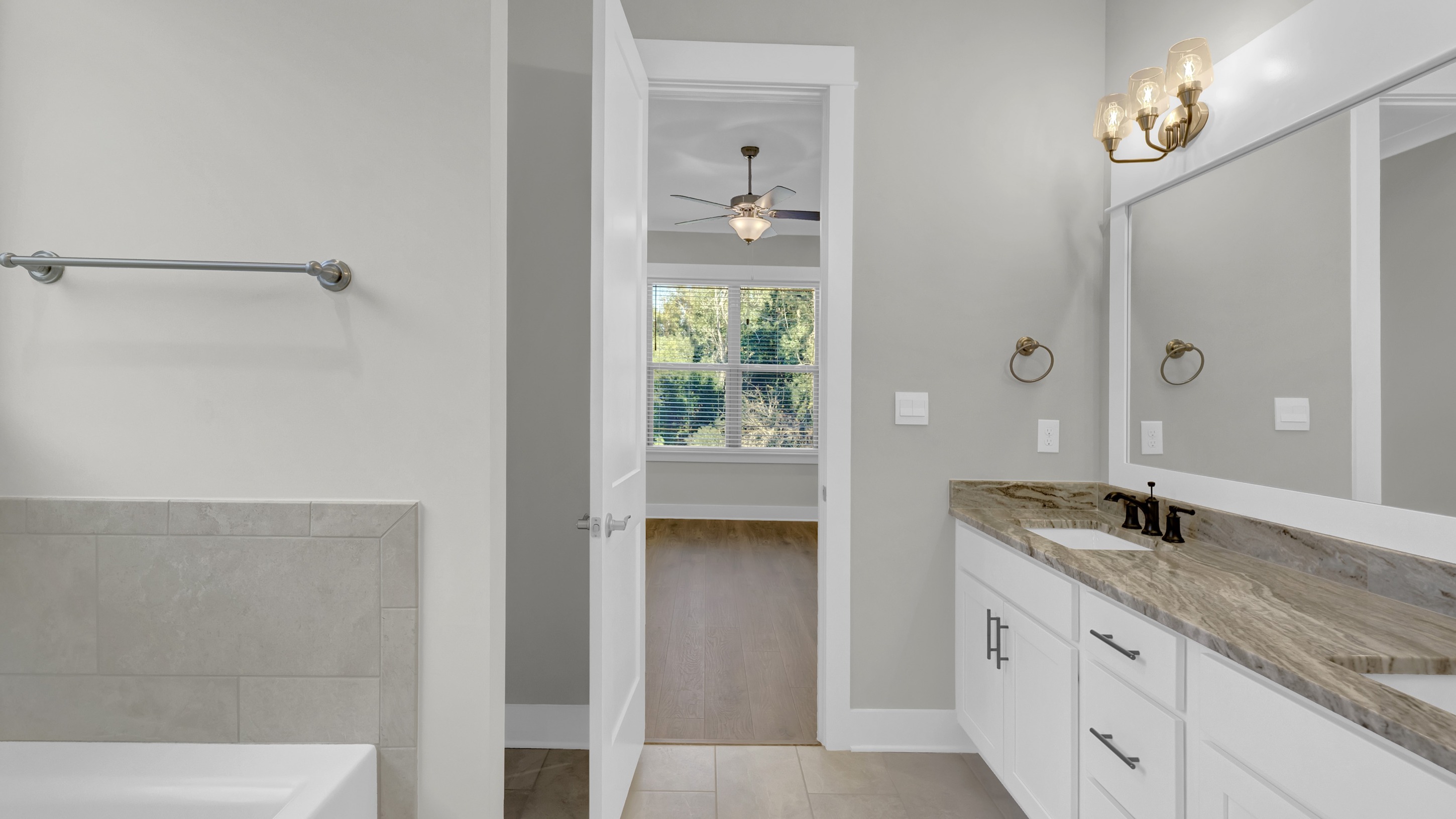 Denali open concept interior with high ceilings