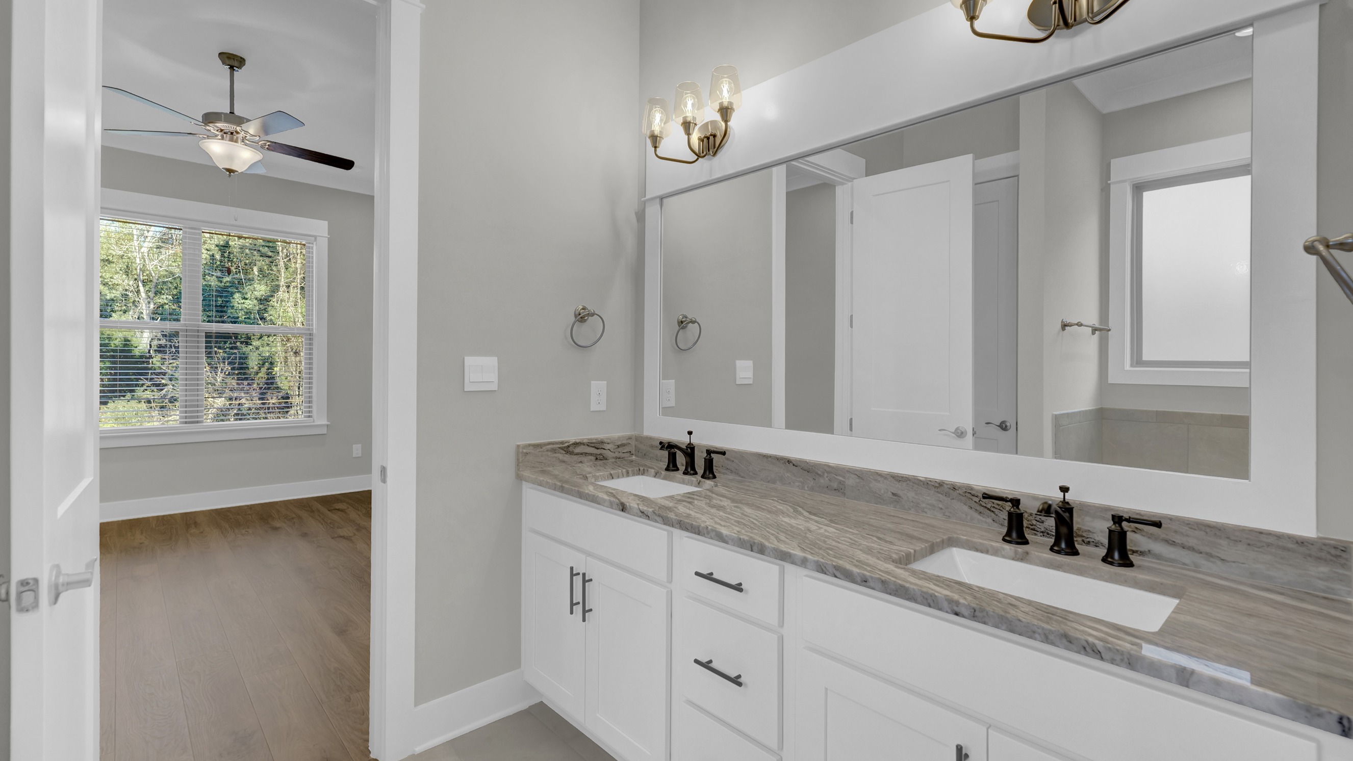 Denali open concept interior with high ceilings