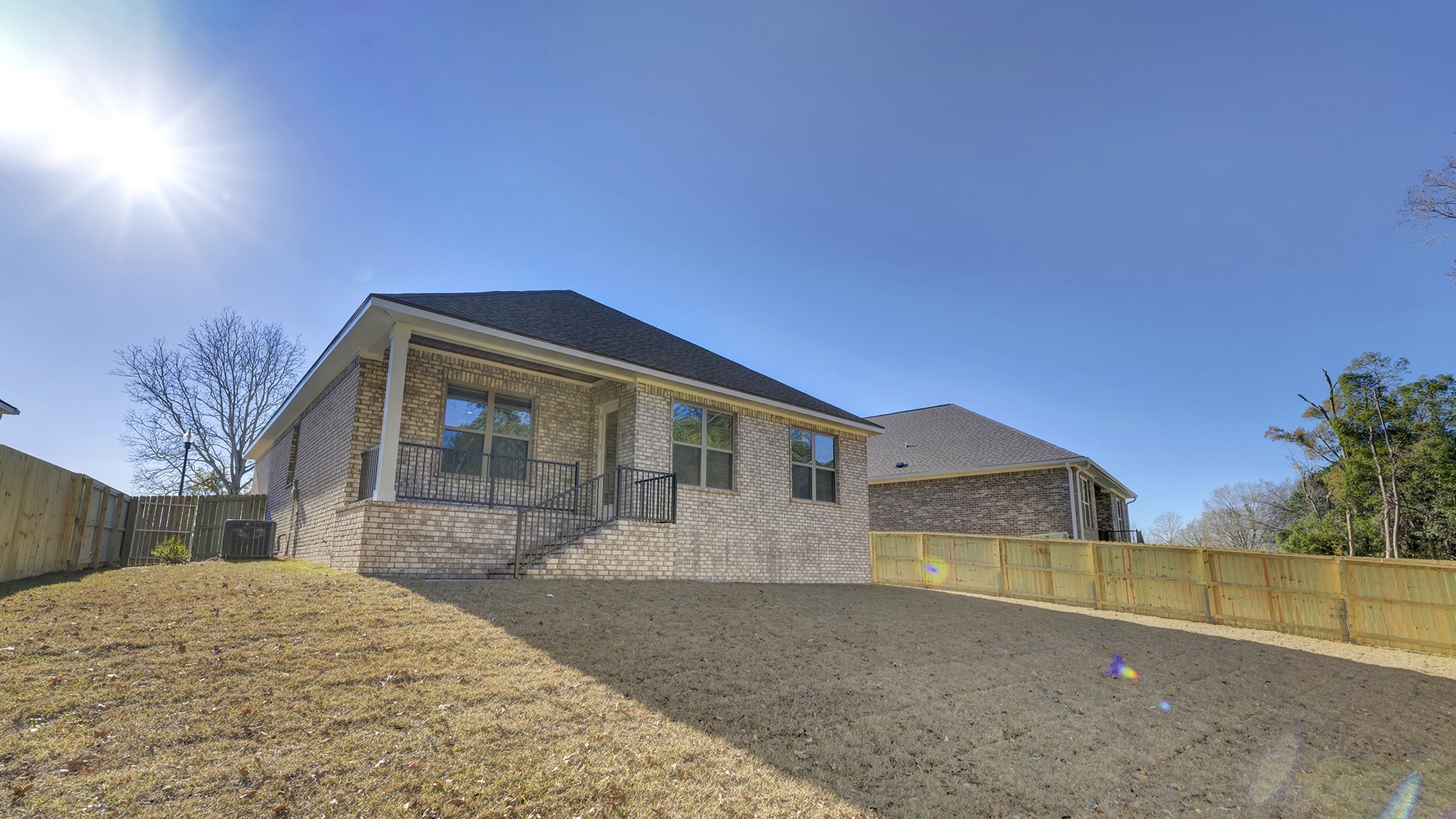 Denali back exterior and covered back porch