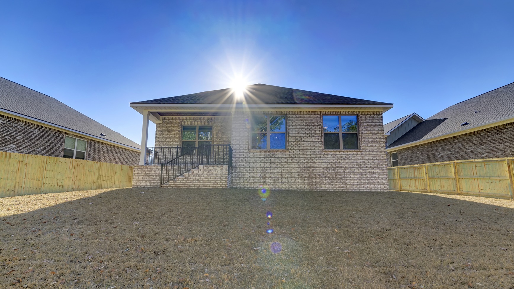 Denali back exterior and covered back porch