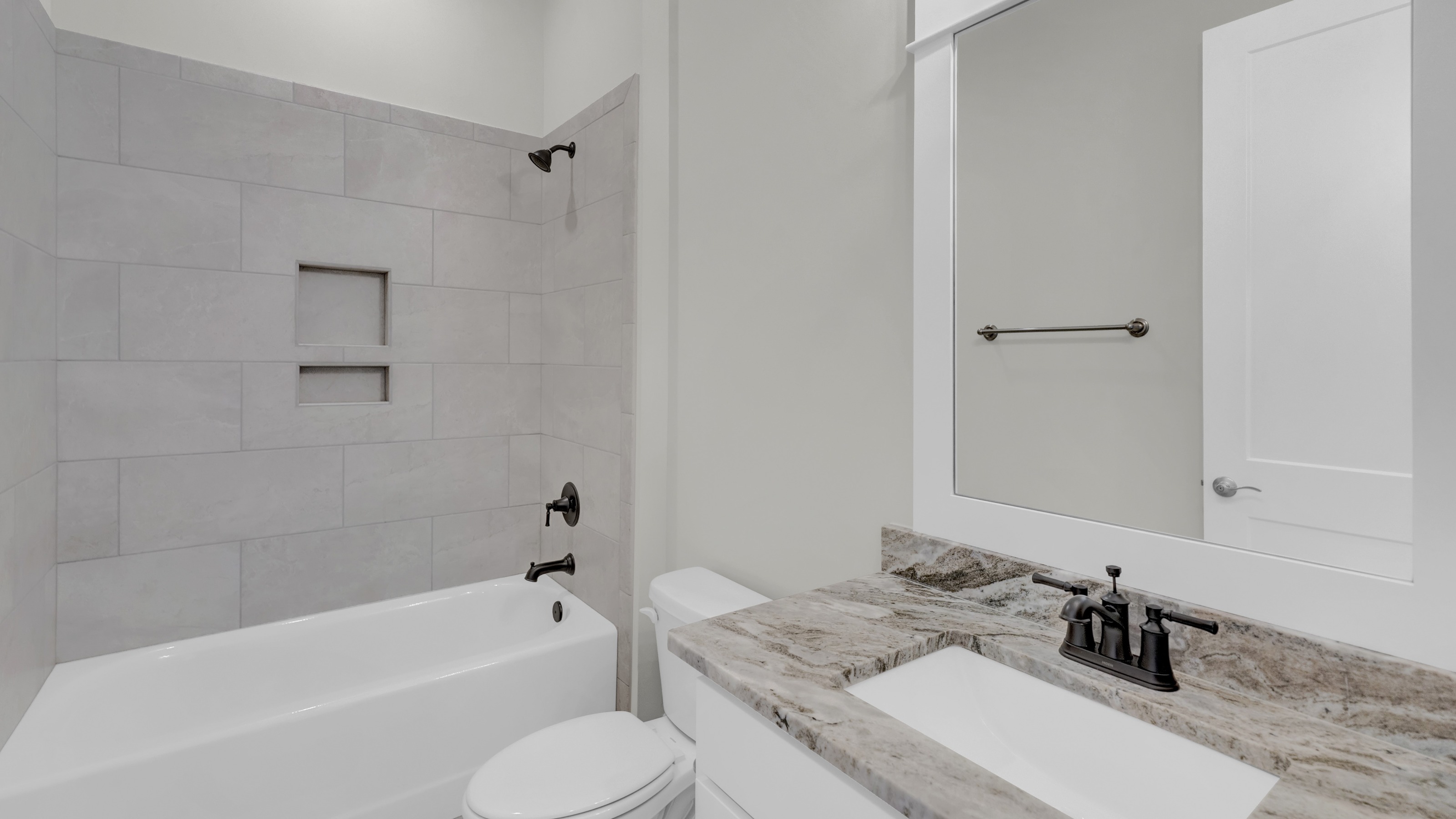 Denali open concept interior with high ceilings