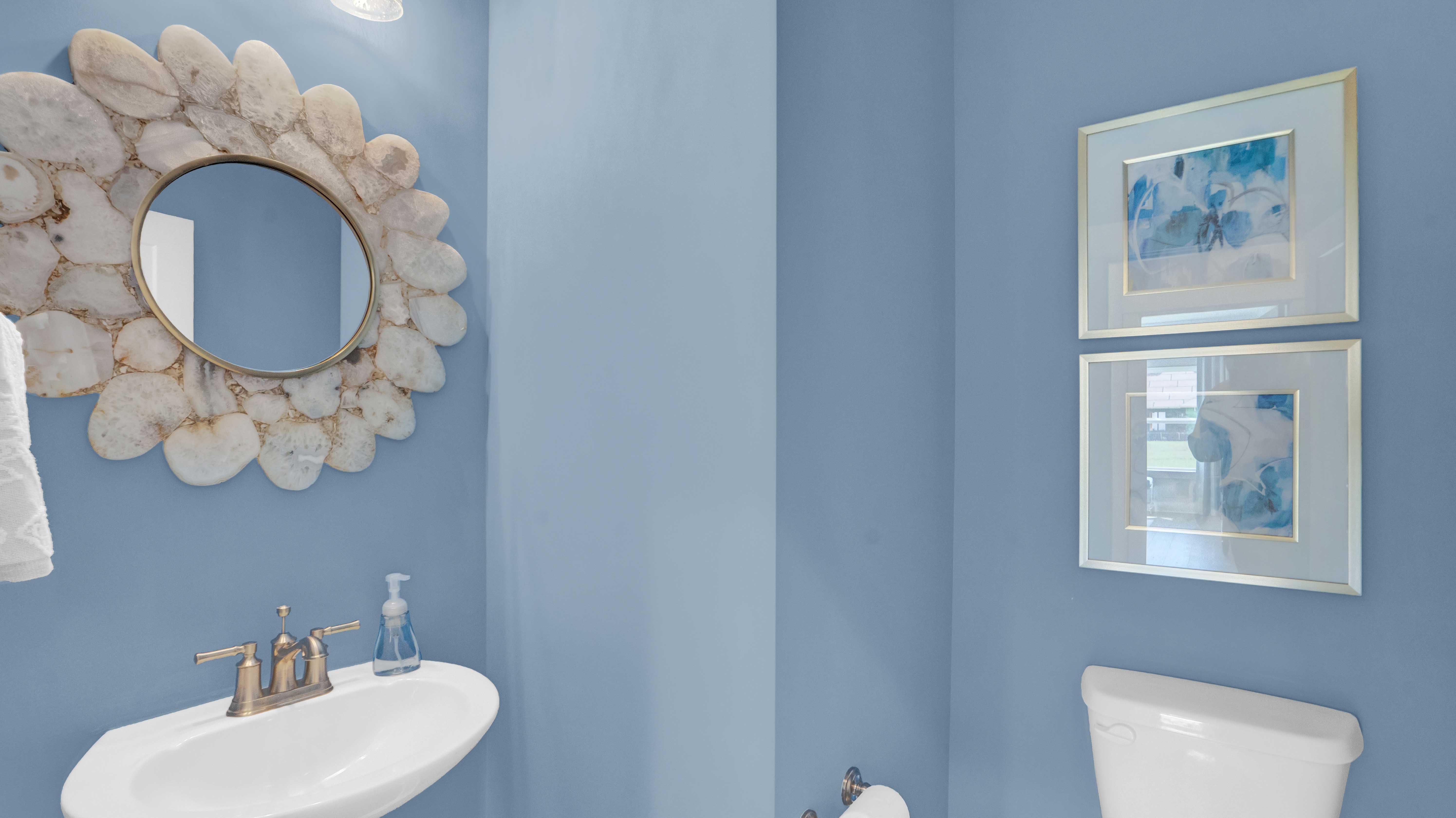 Elm model home interior.