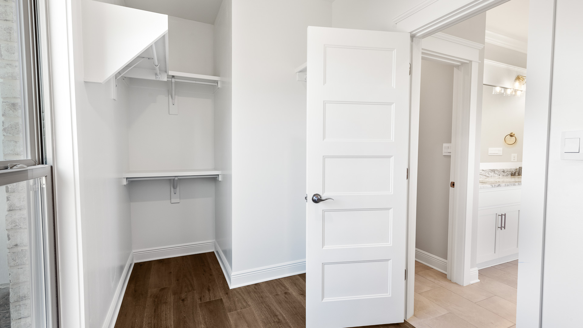 walnut closet