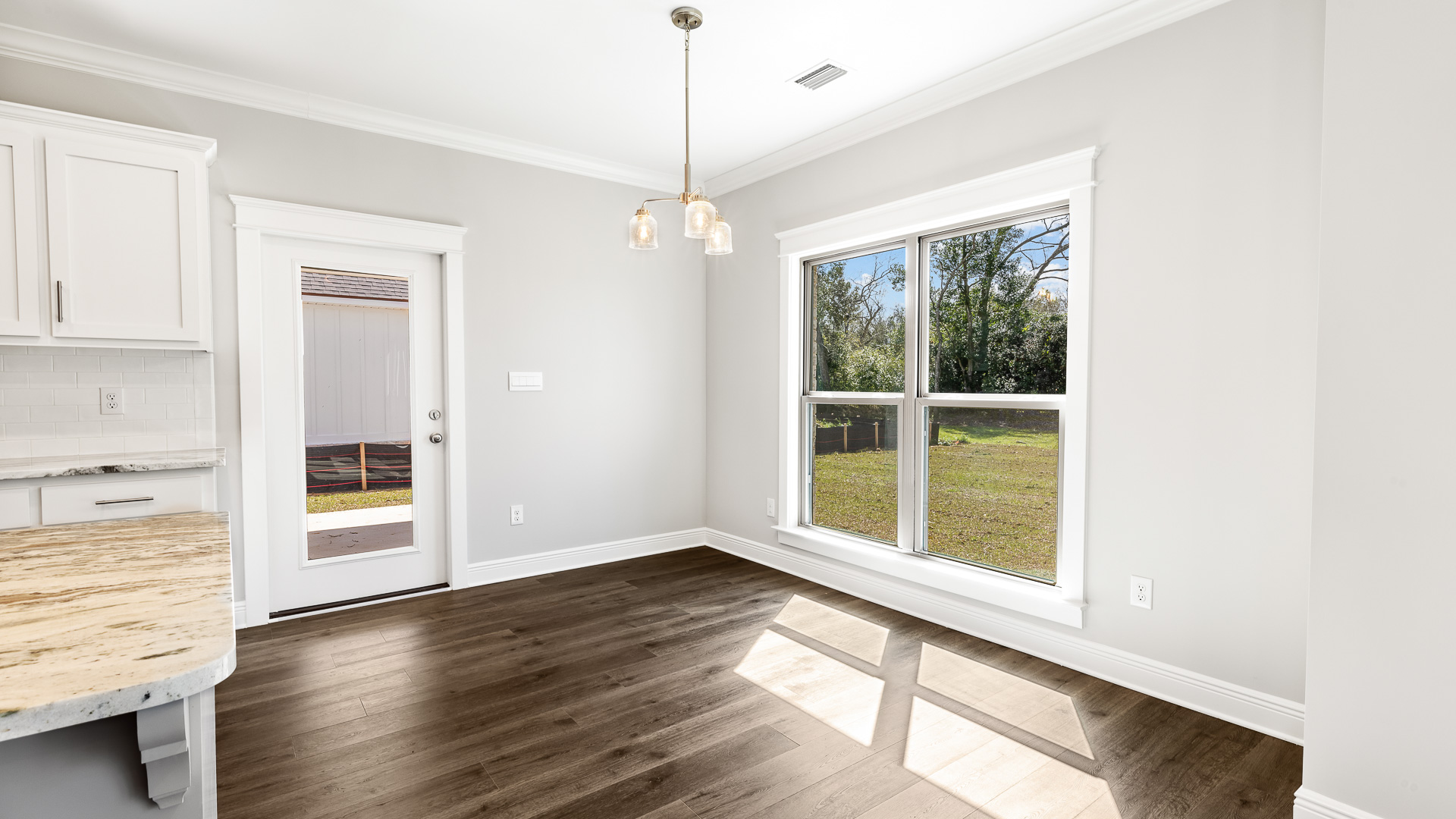 walnut dining room
