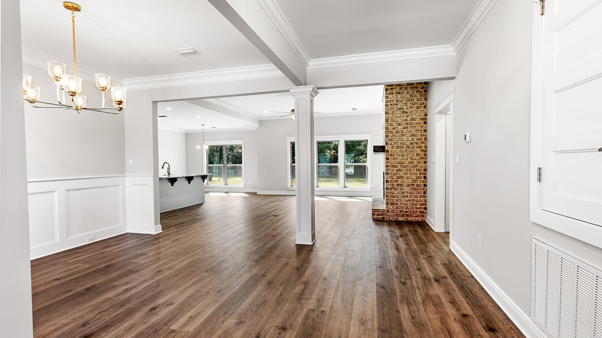 walnut foyer