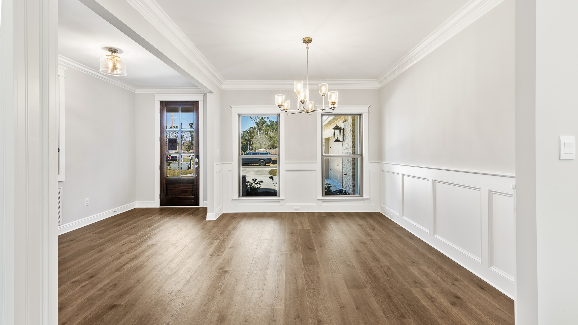 walnut dining room