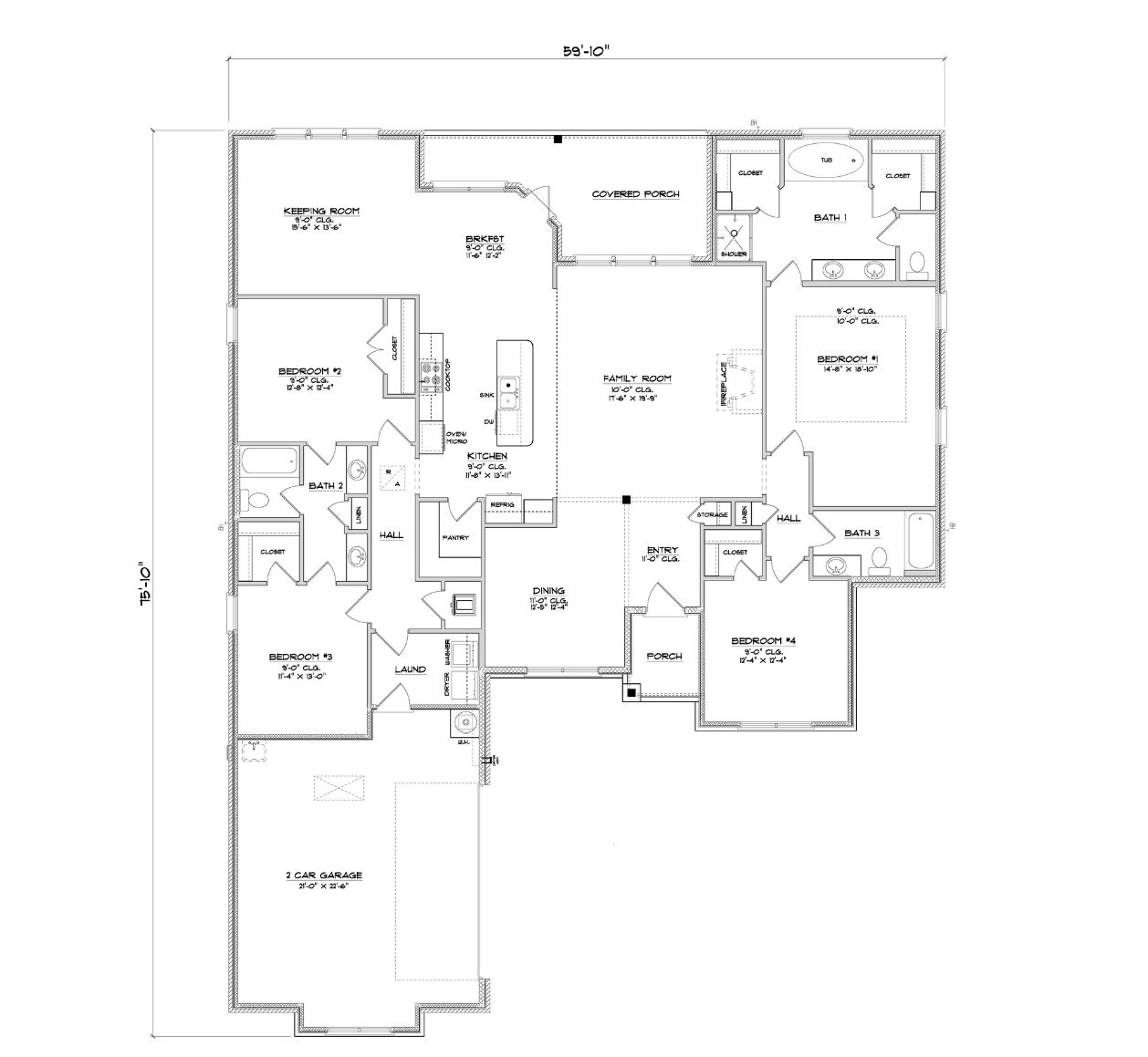 Holly A floorplan layout.