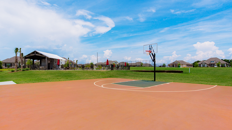 Basketball Court at Old Battes Village.