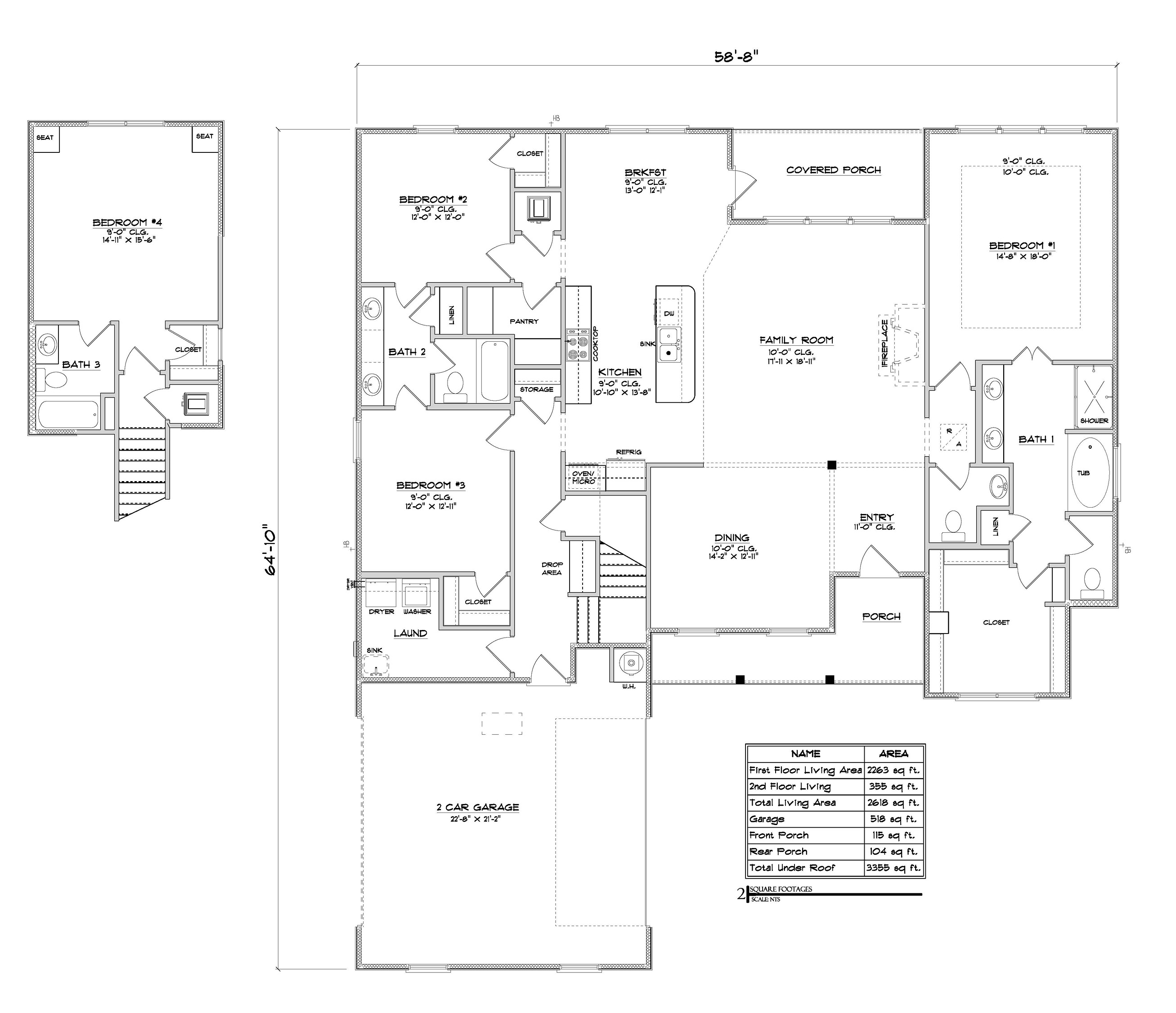 Elm C floorplan layout.