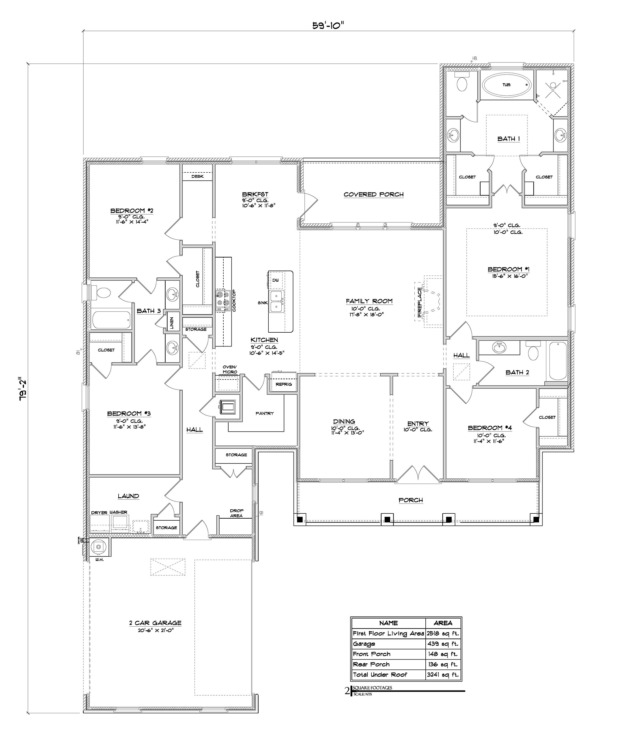 Pecan C Floorplan layout.