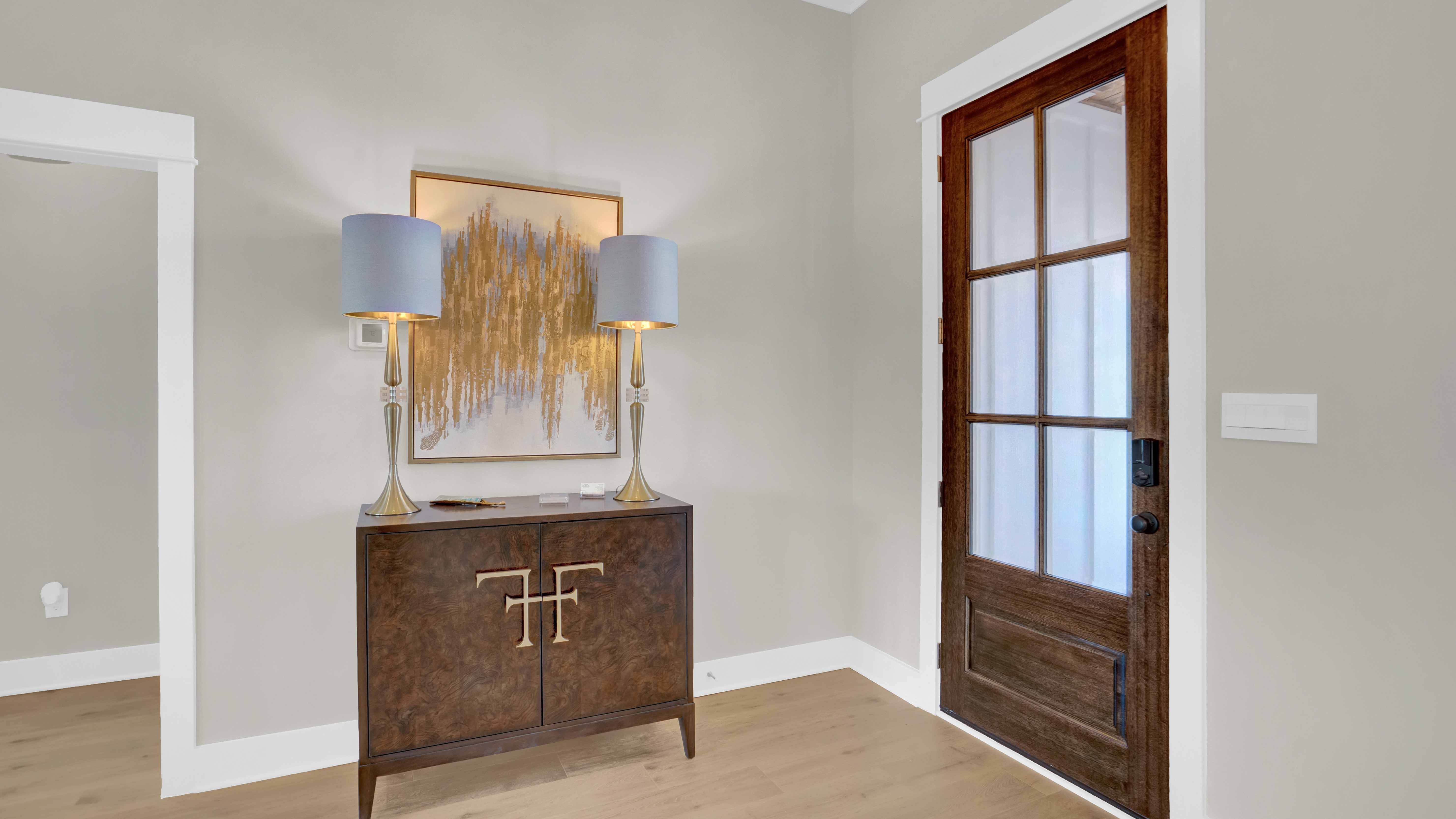 Elm model home interior.