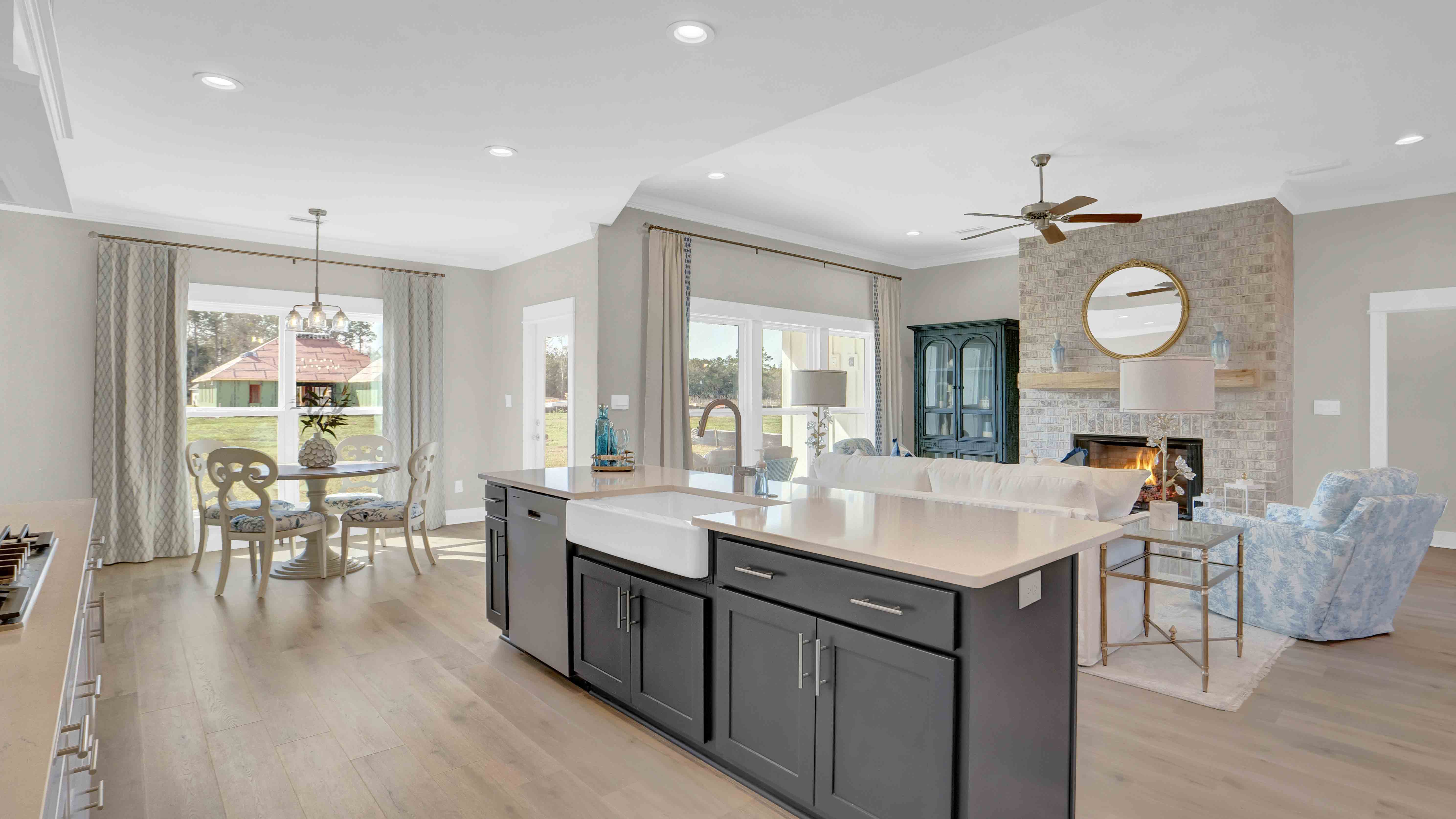 Elm model home interior.