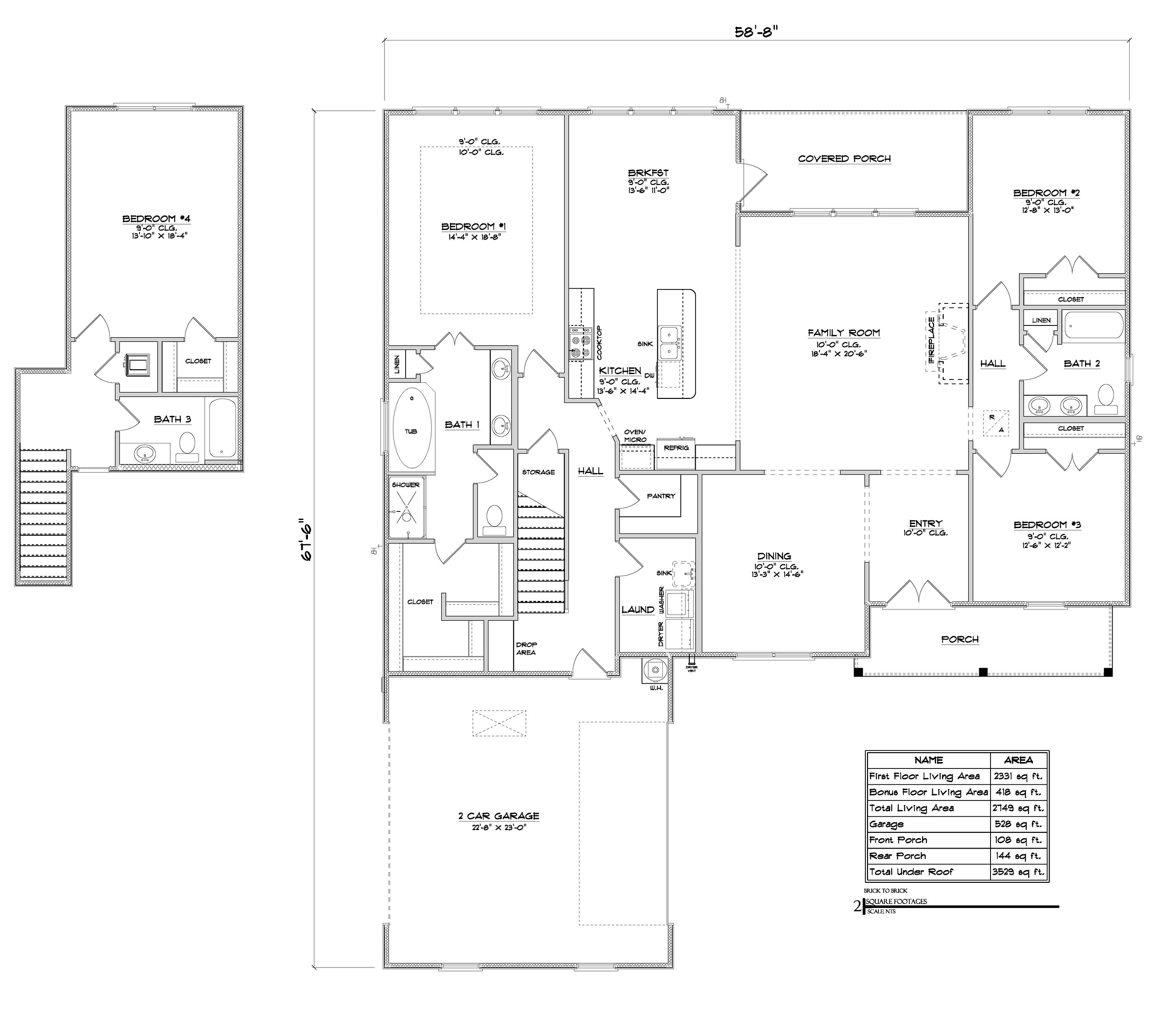 Hickory C floorplan layout.