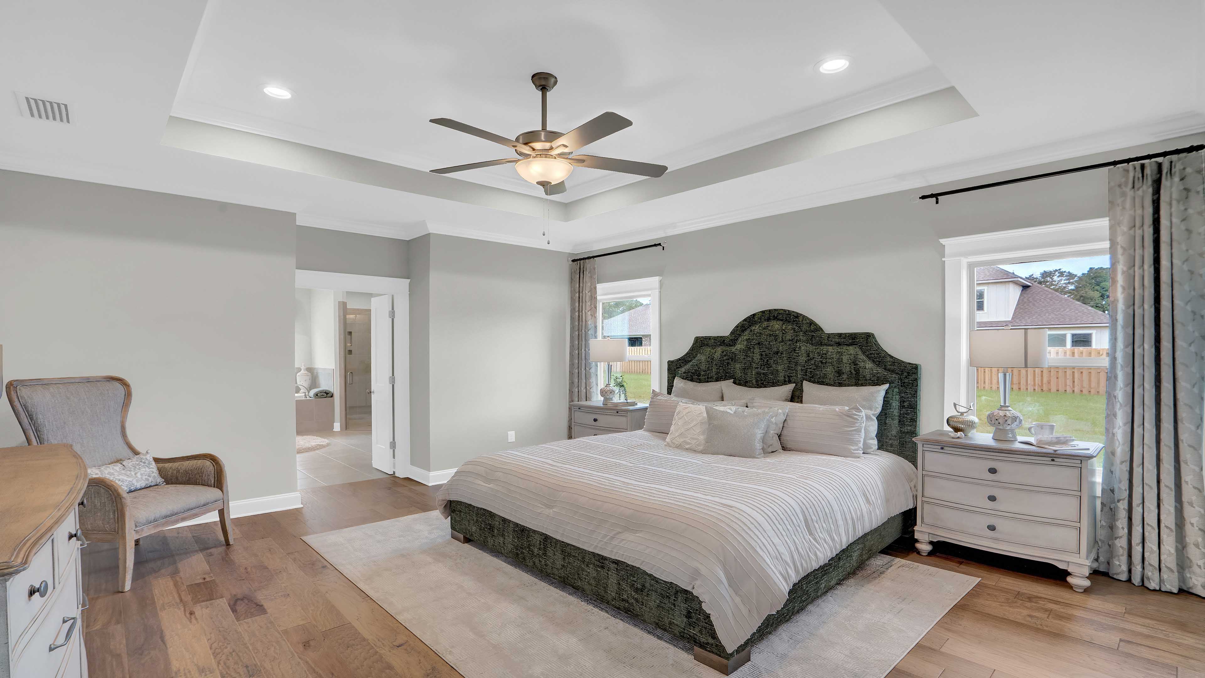 pecan bedroom
