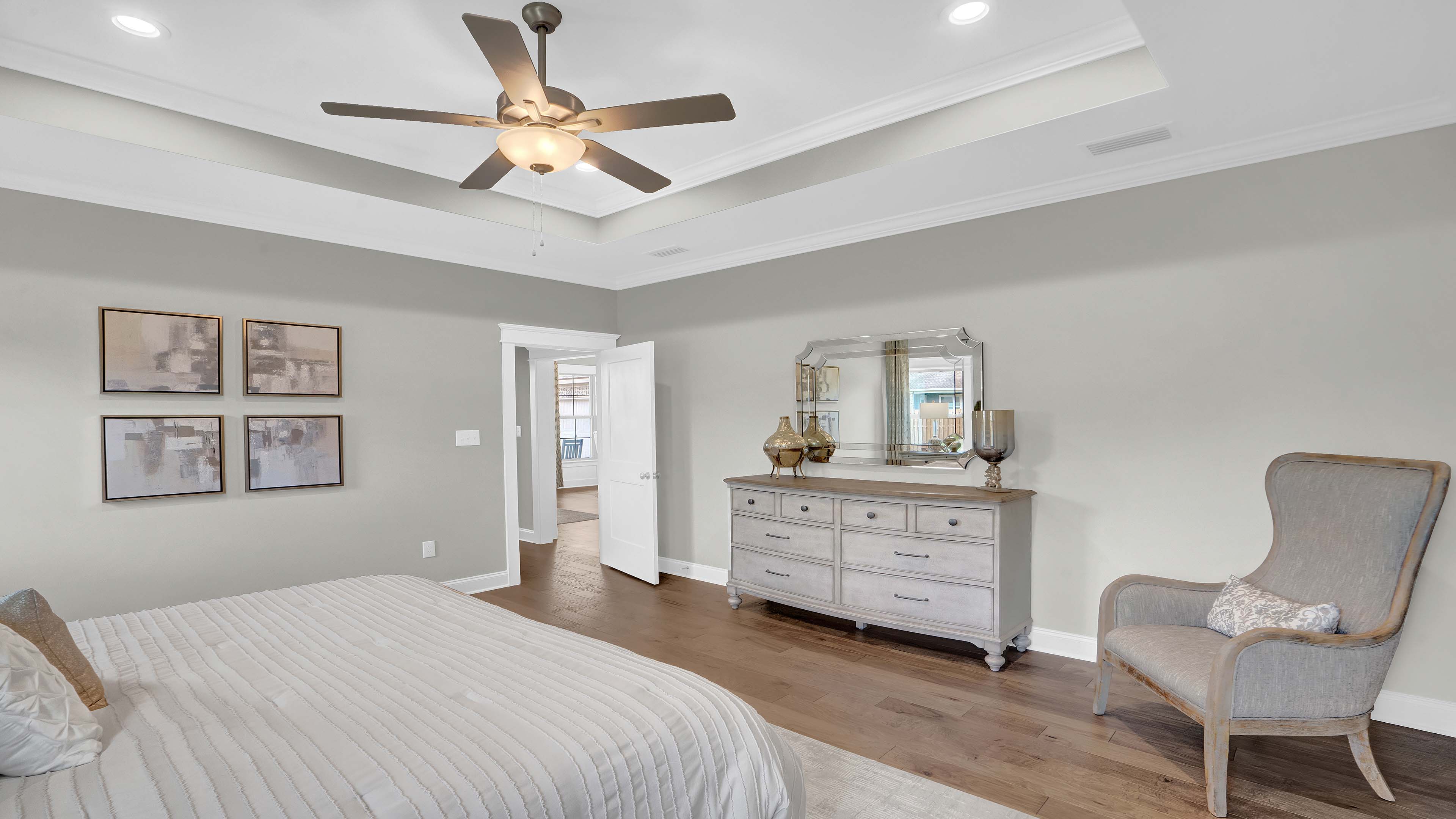 pecan bedroom