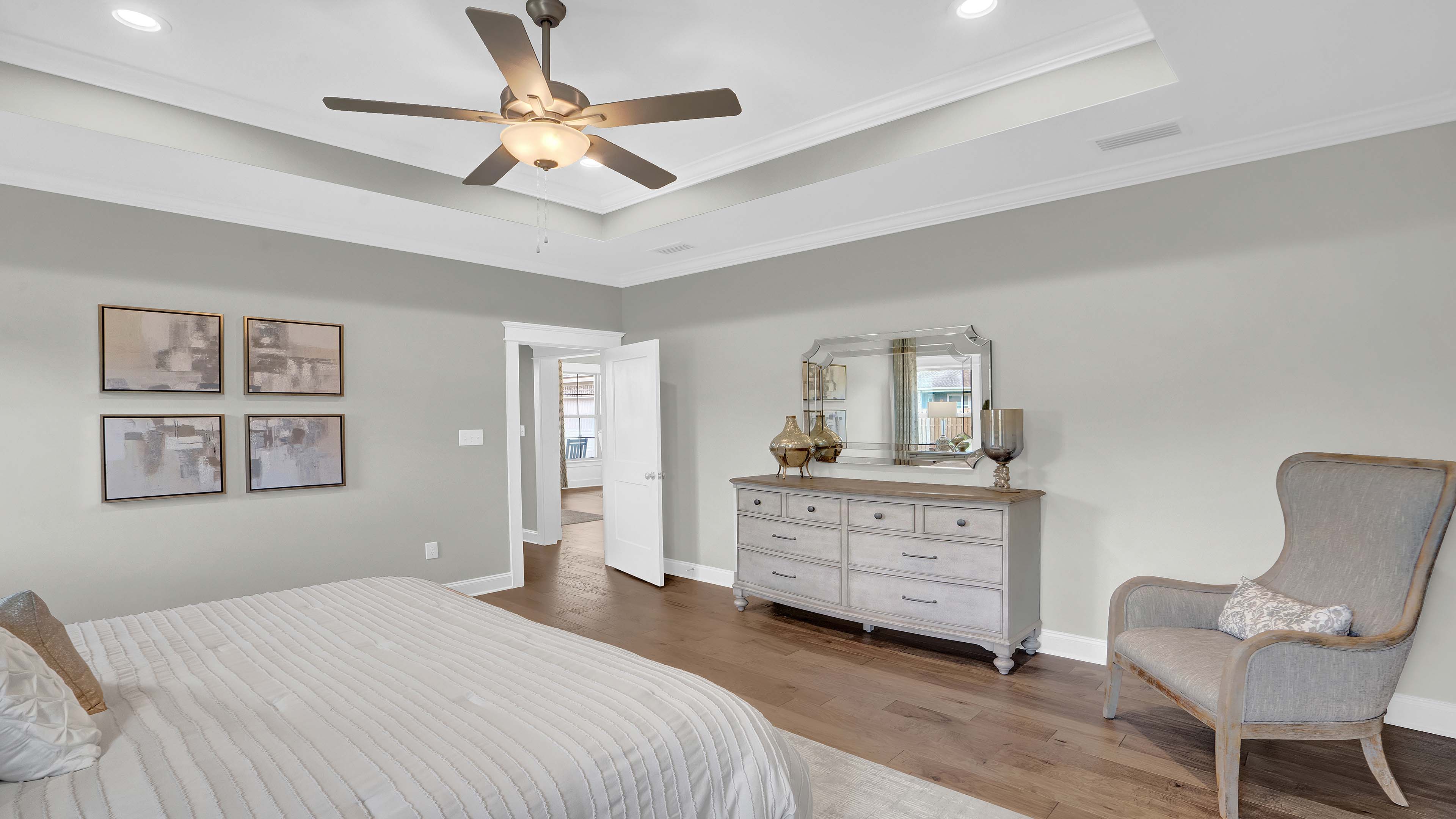 pecan bedroom
