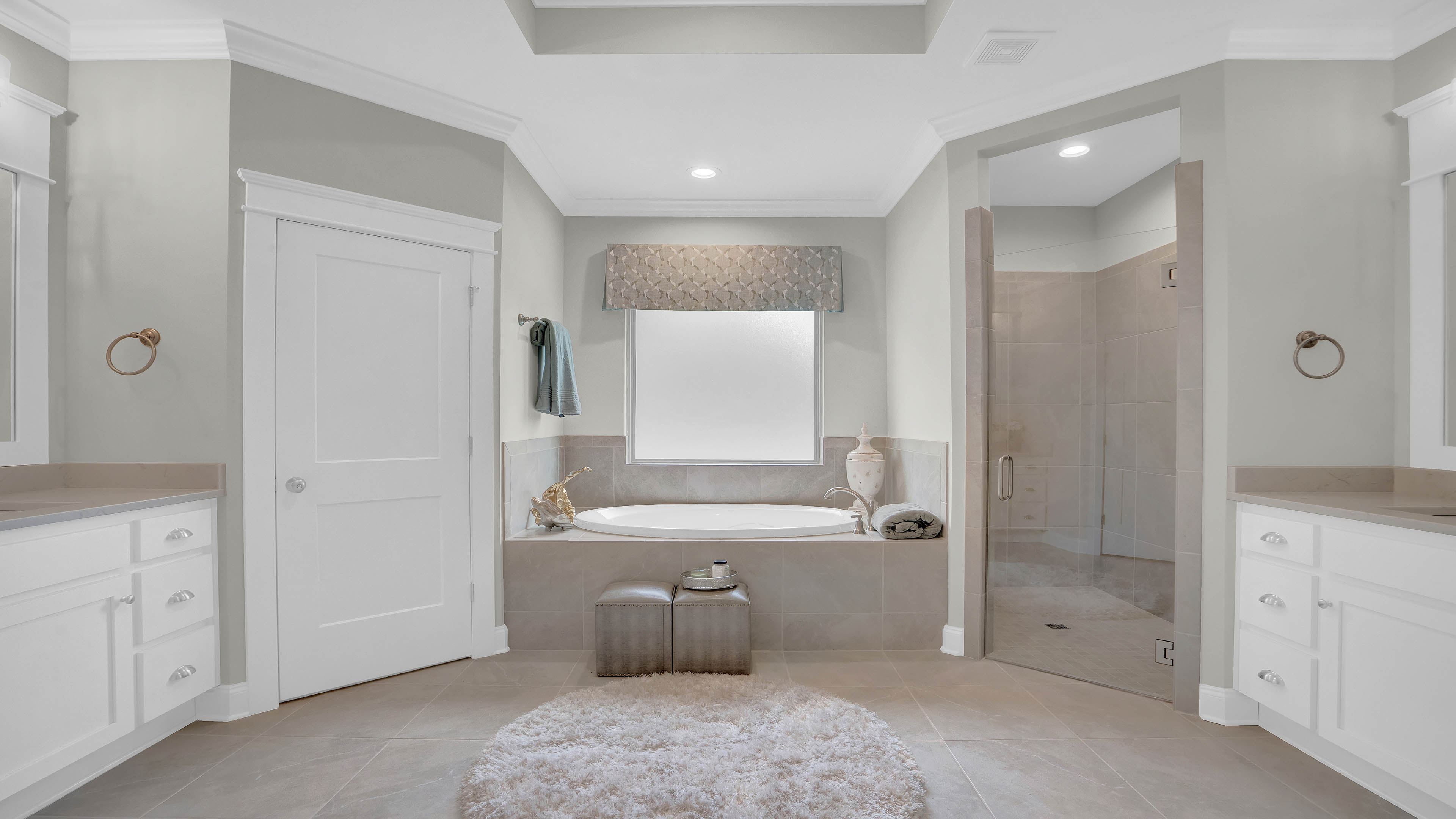 pecan bathroom