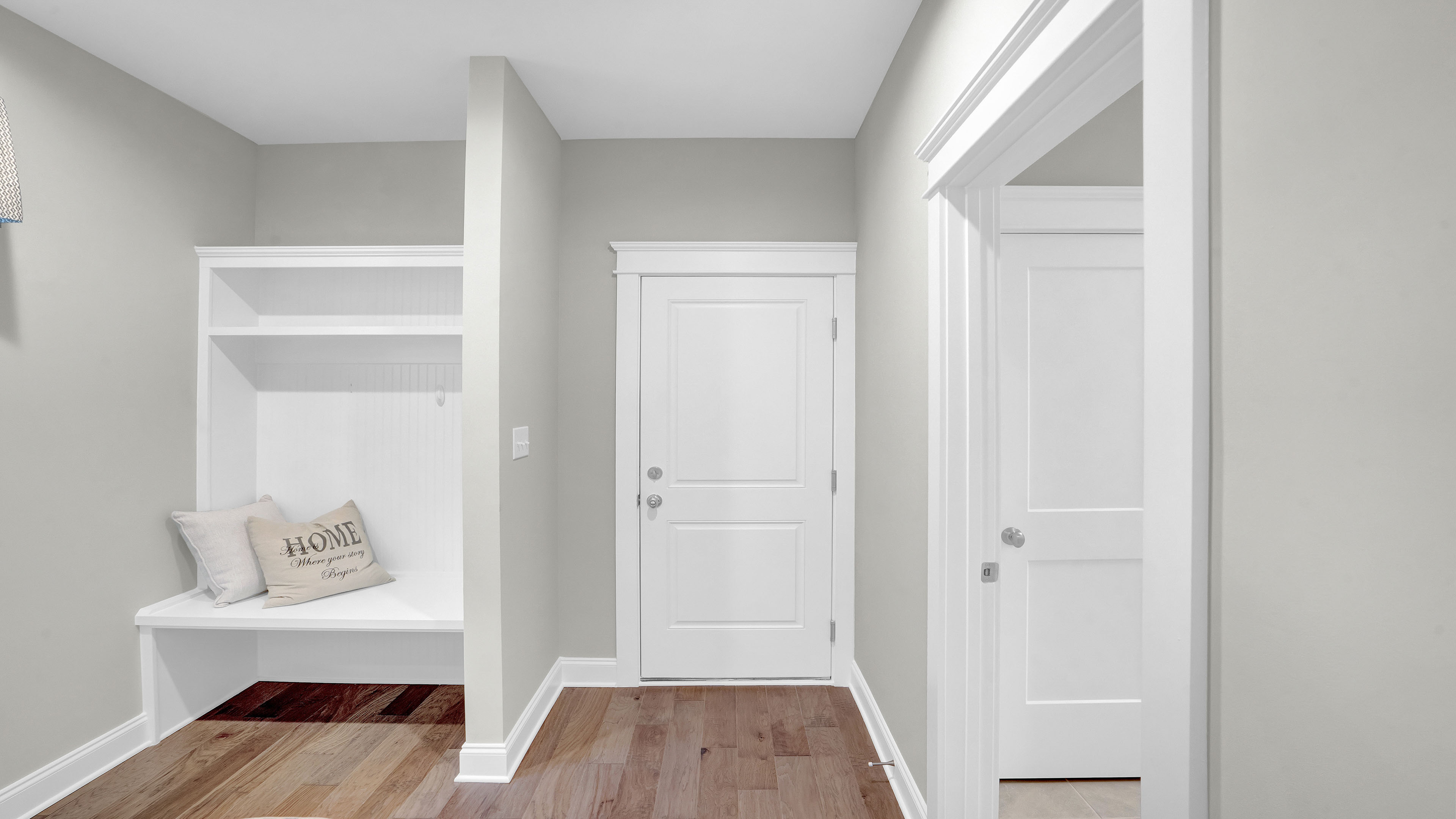 pecan mud room
