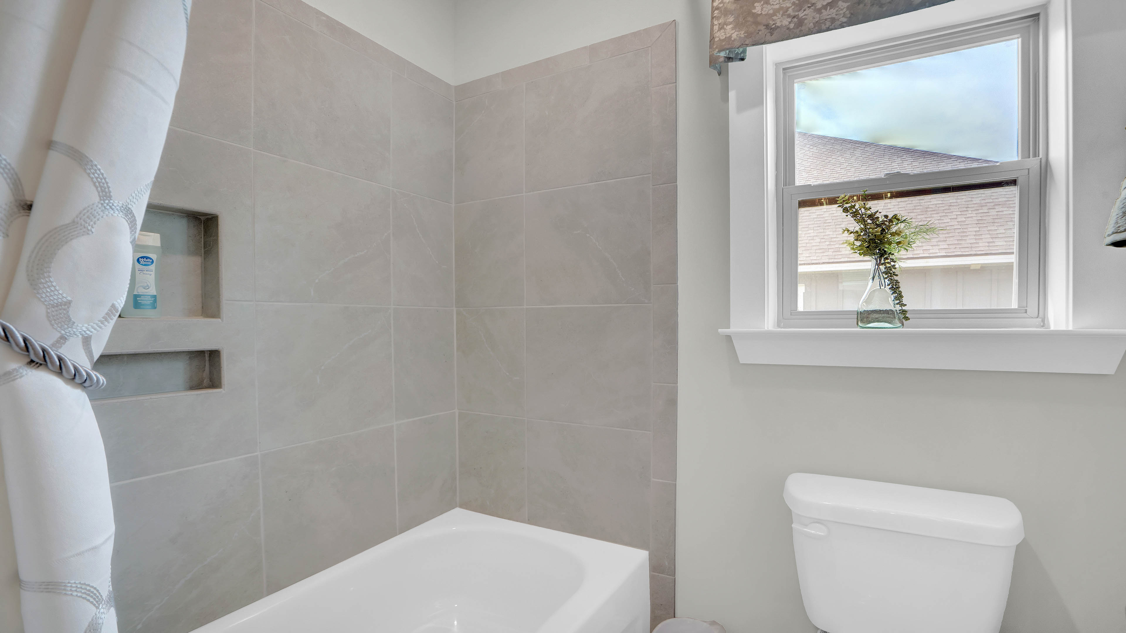 pecan bathroom