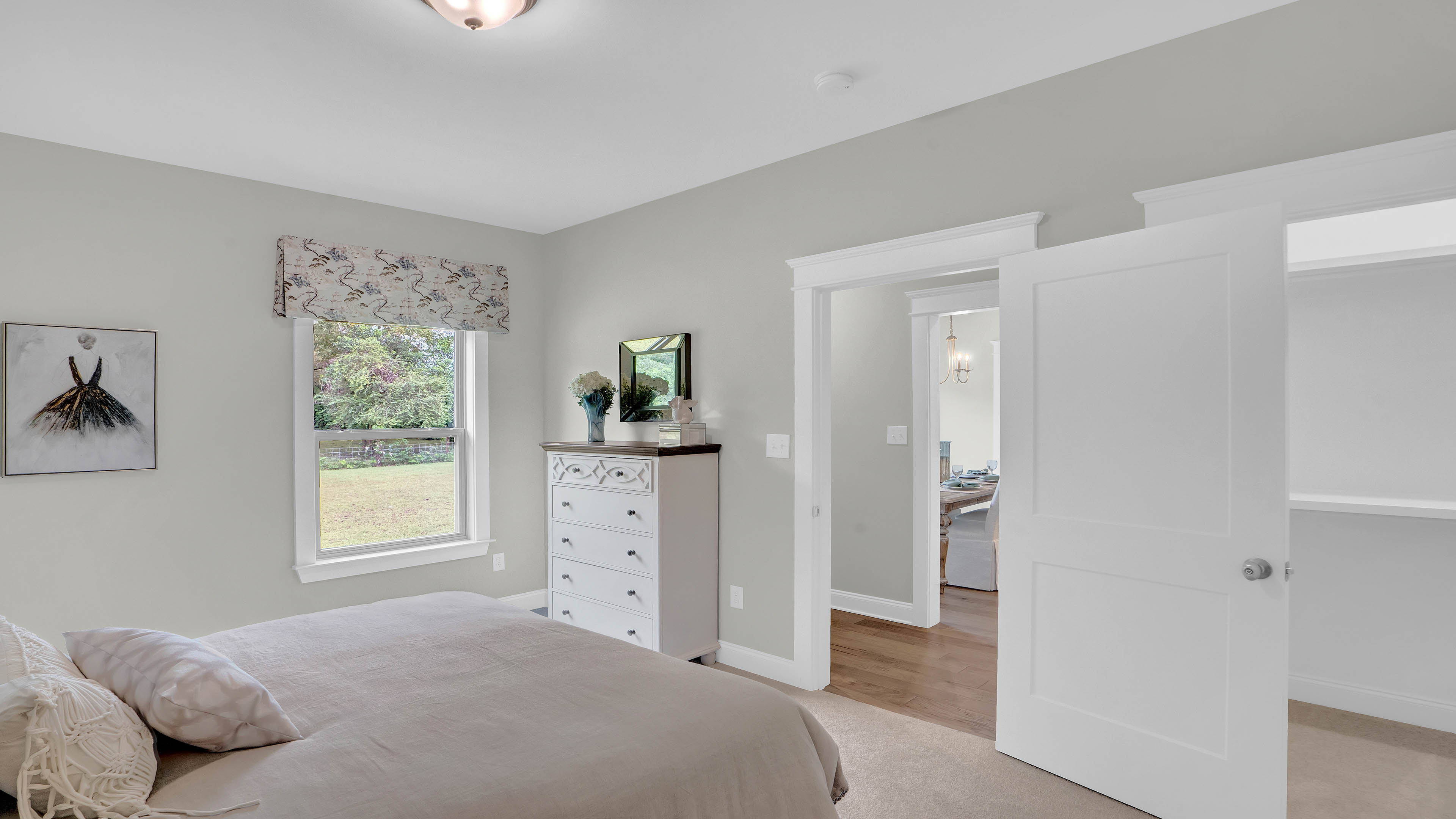 pecan bedroom