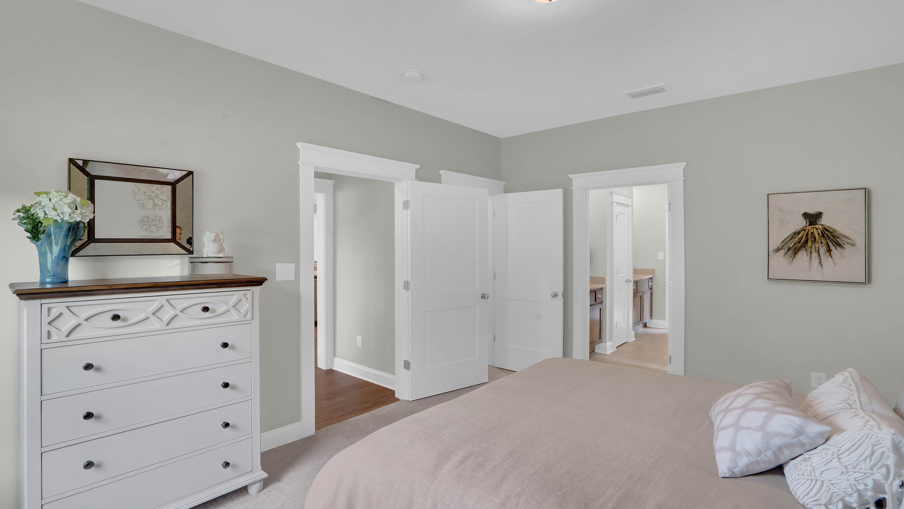 pecan bedroom