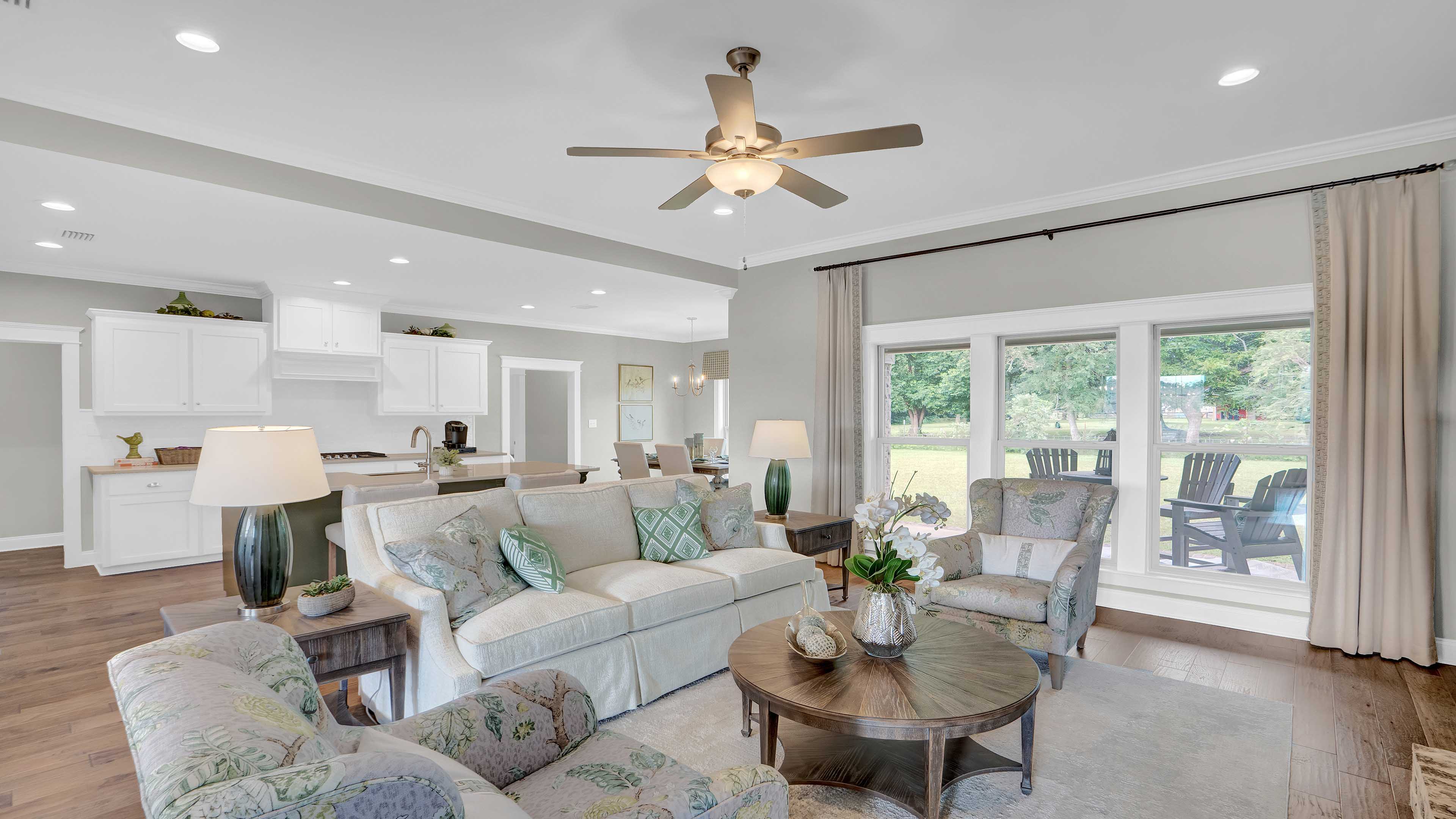 pecan living room