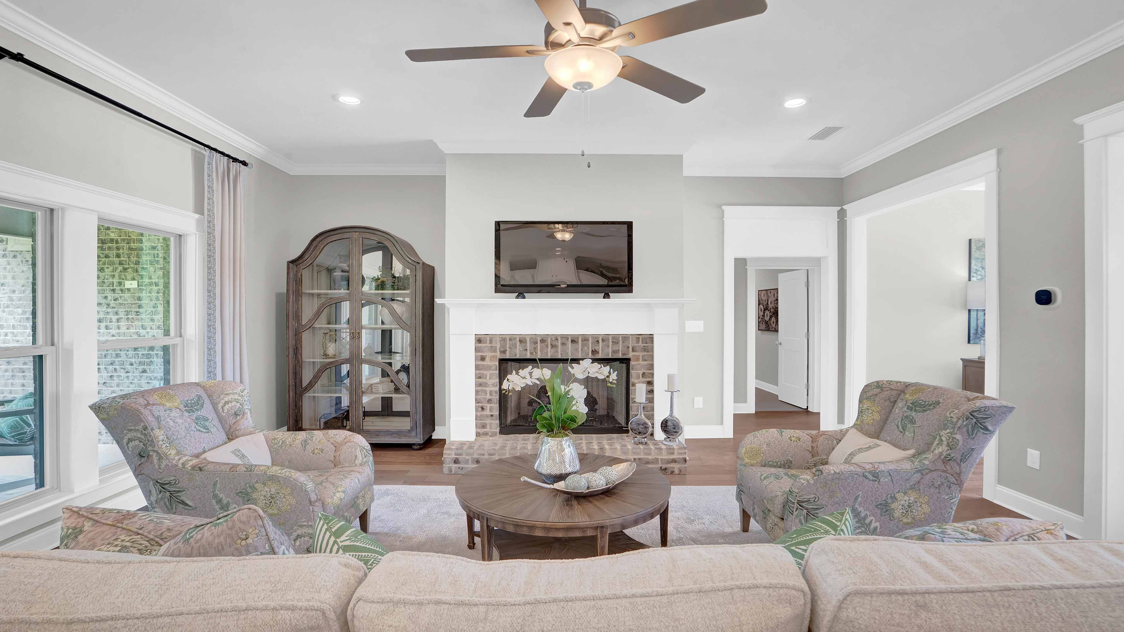 pecan living room