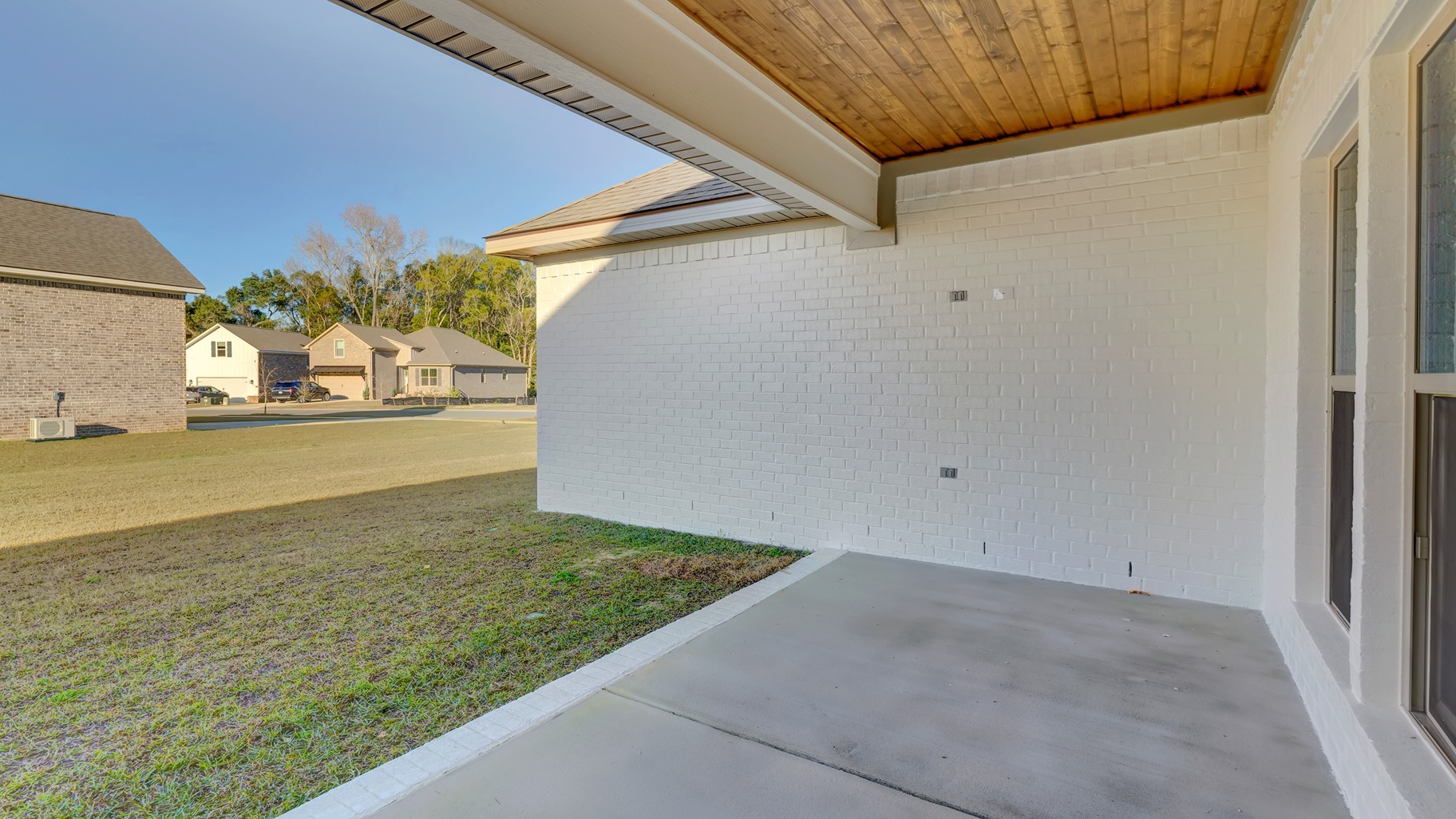 Covered back porch