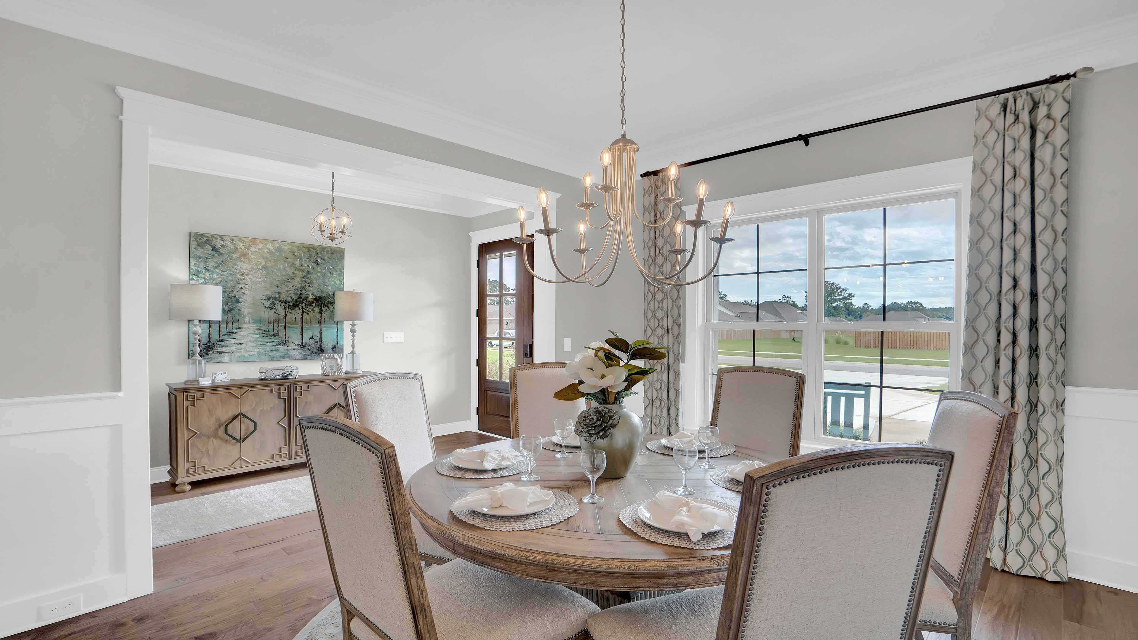 Pecan model home interior.