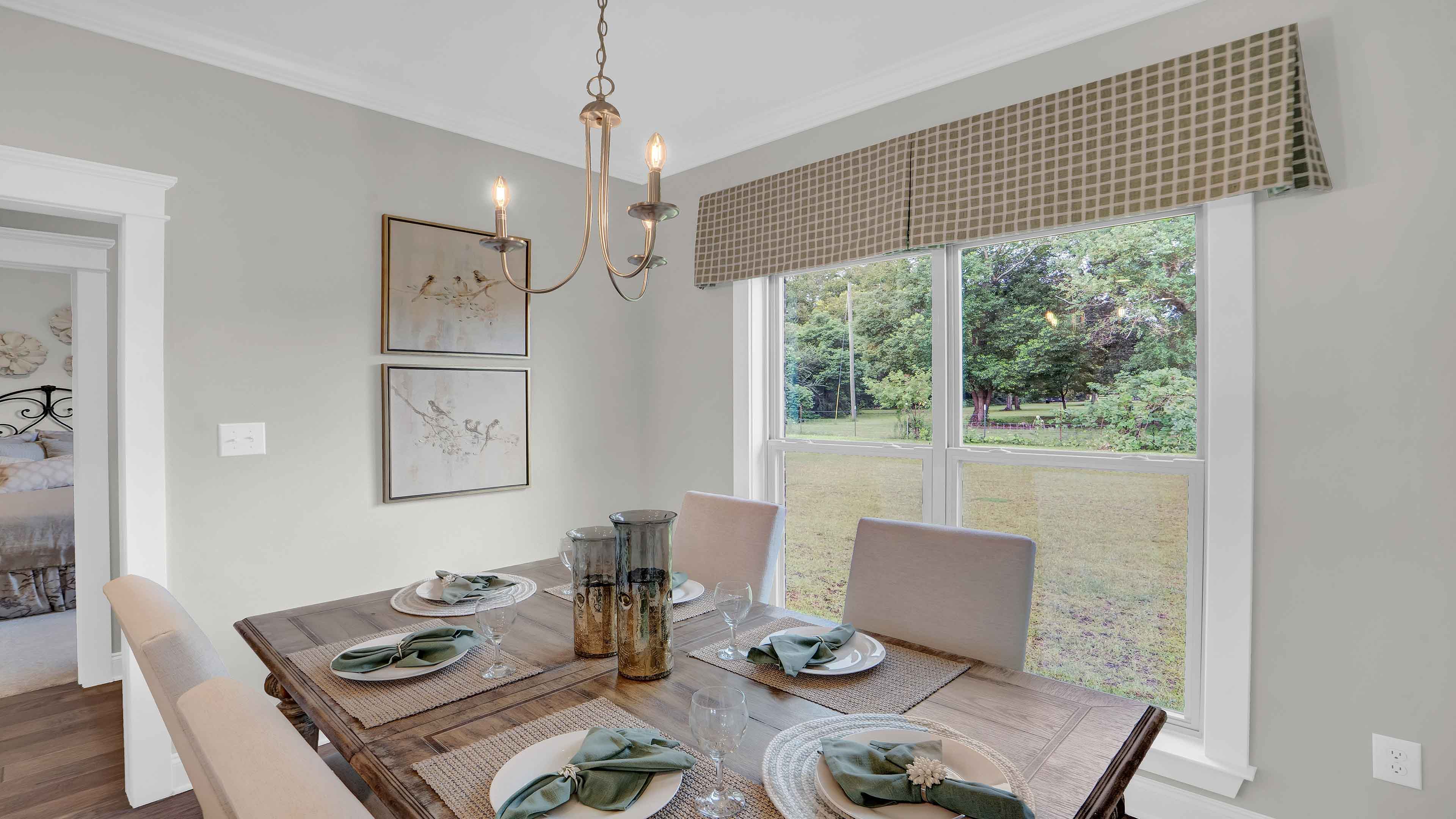 Pecan model home interior.