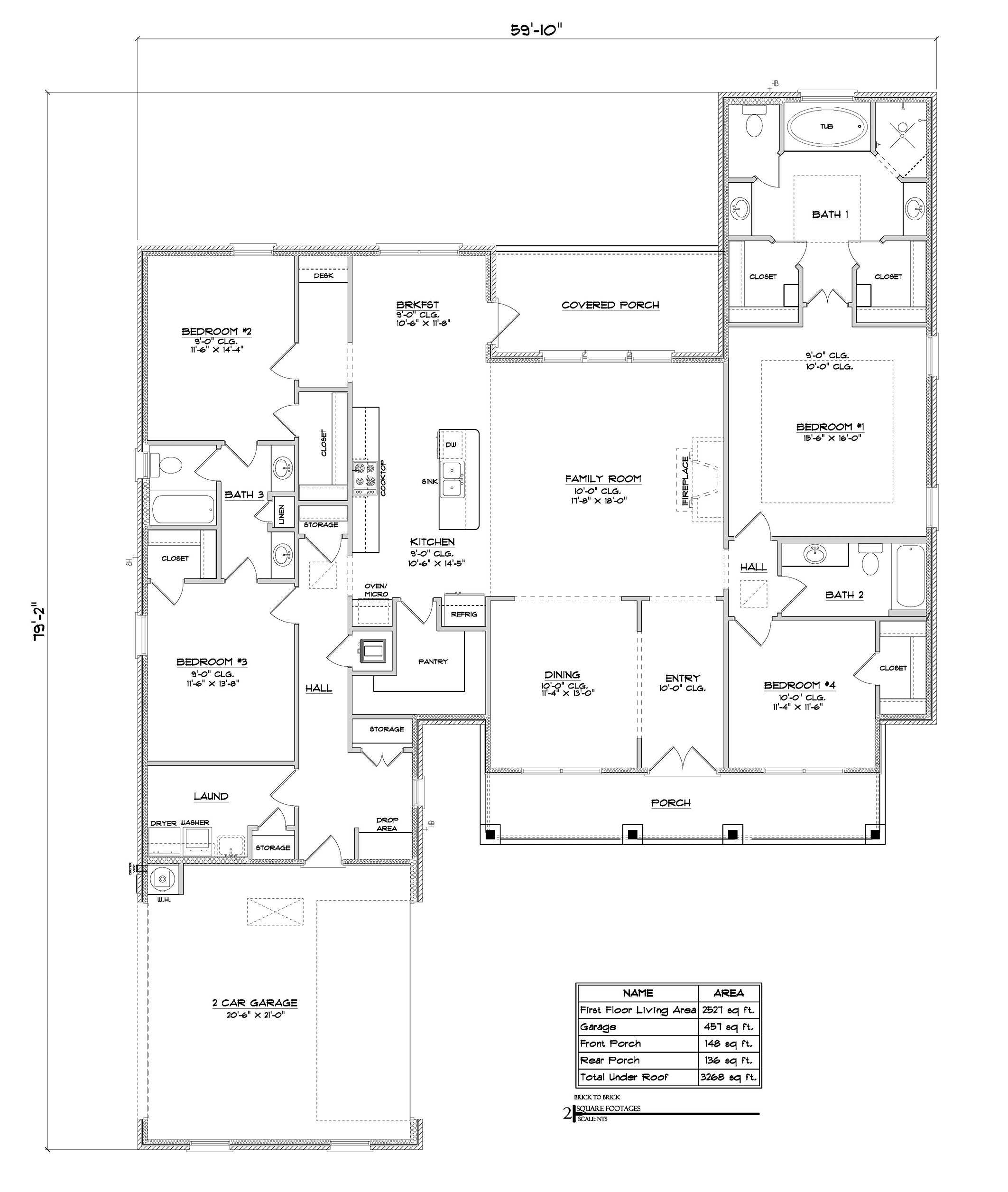 Pecan B floorplan.