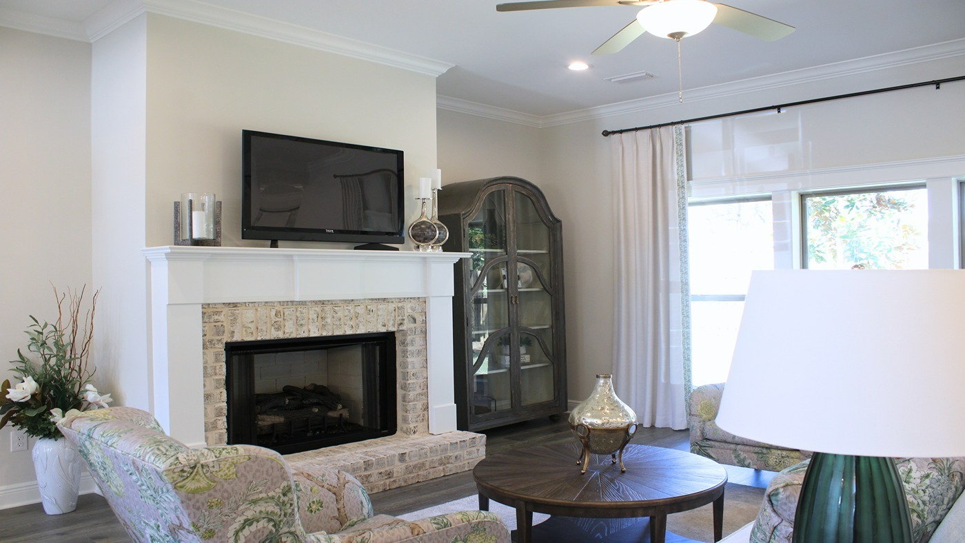 Walnut new home interior.