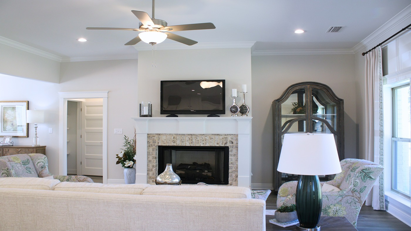 Walnut new home interior.