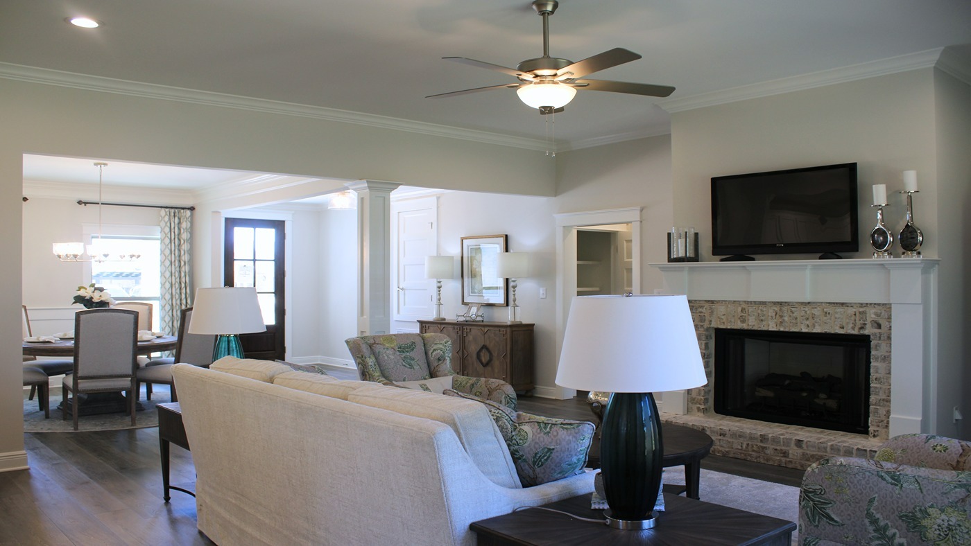 Walnut new home interior.