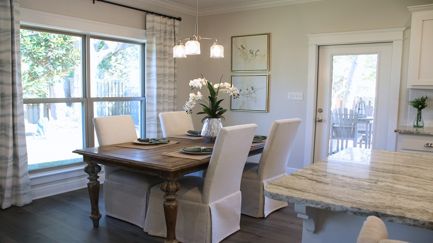 Walnut new home interior.