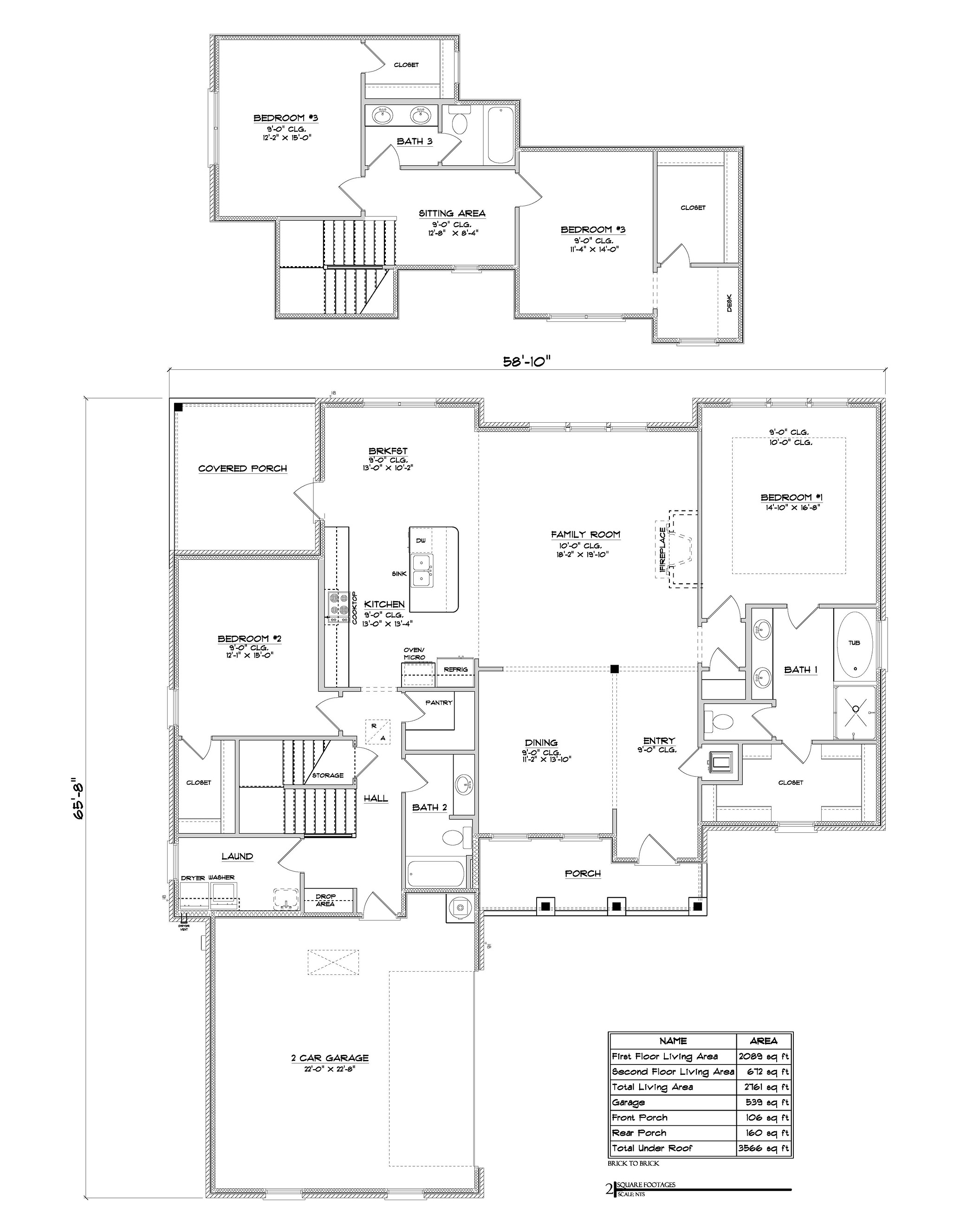 Walnut A floorplan layout.