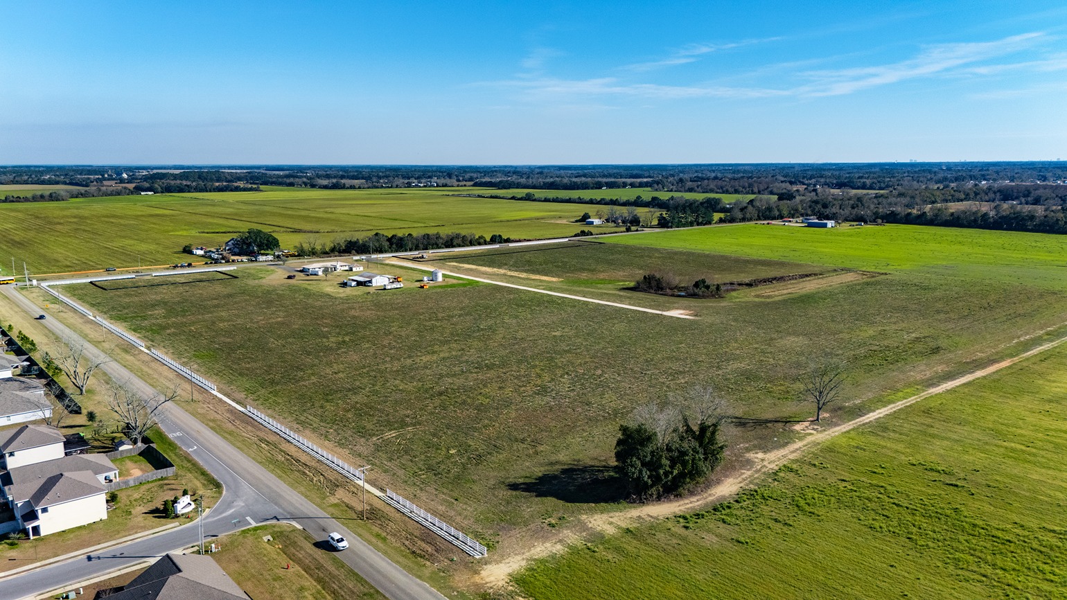 Drone photography of Northfield land.