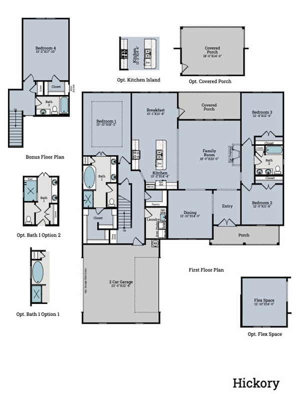 Hickory floor plan