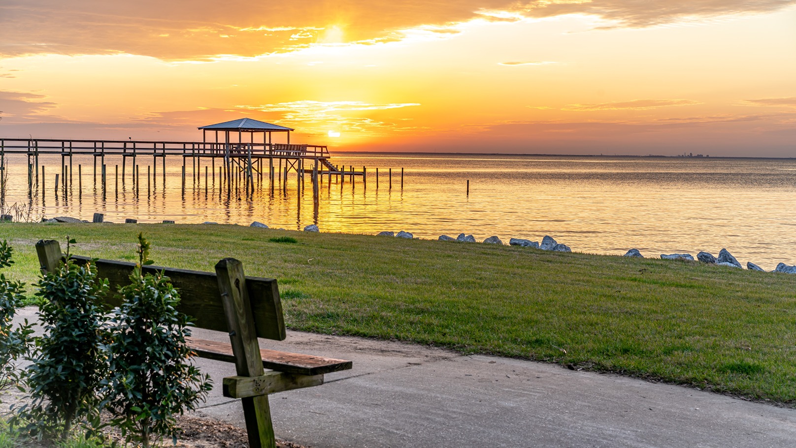 Beautiful scenery and natural wildlife in Baldwin County, Alabama.