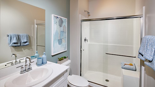 Bathroom with shower