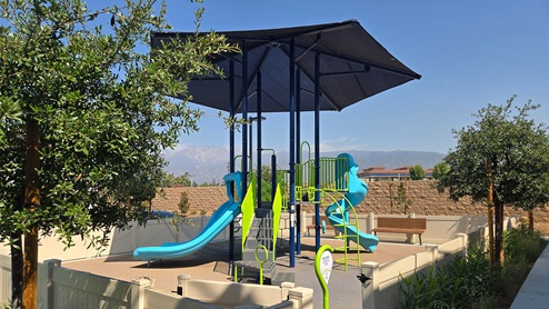 Community tot lot area