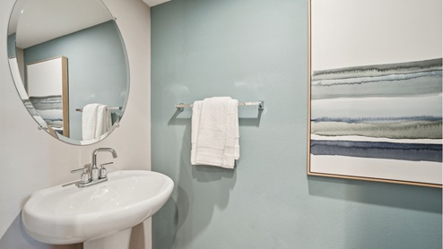 Bathroom pedestal sink