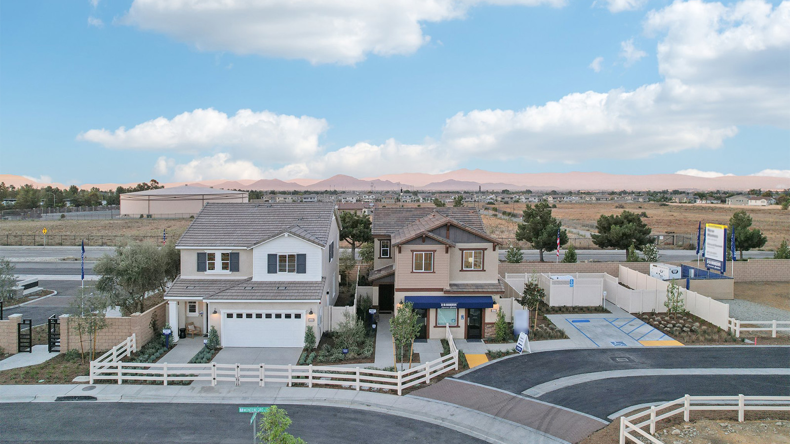 Model homes exterior