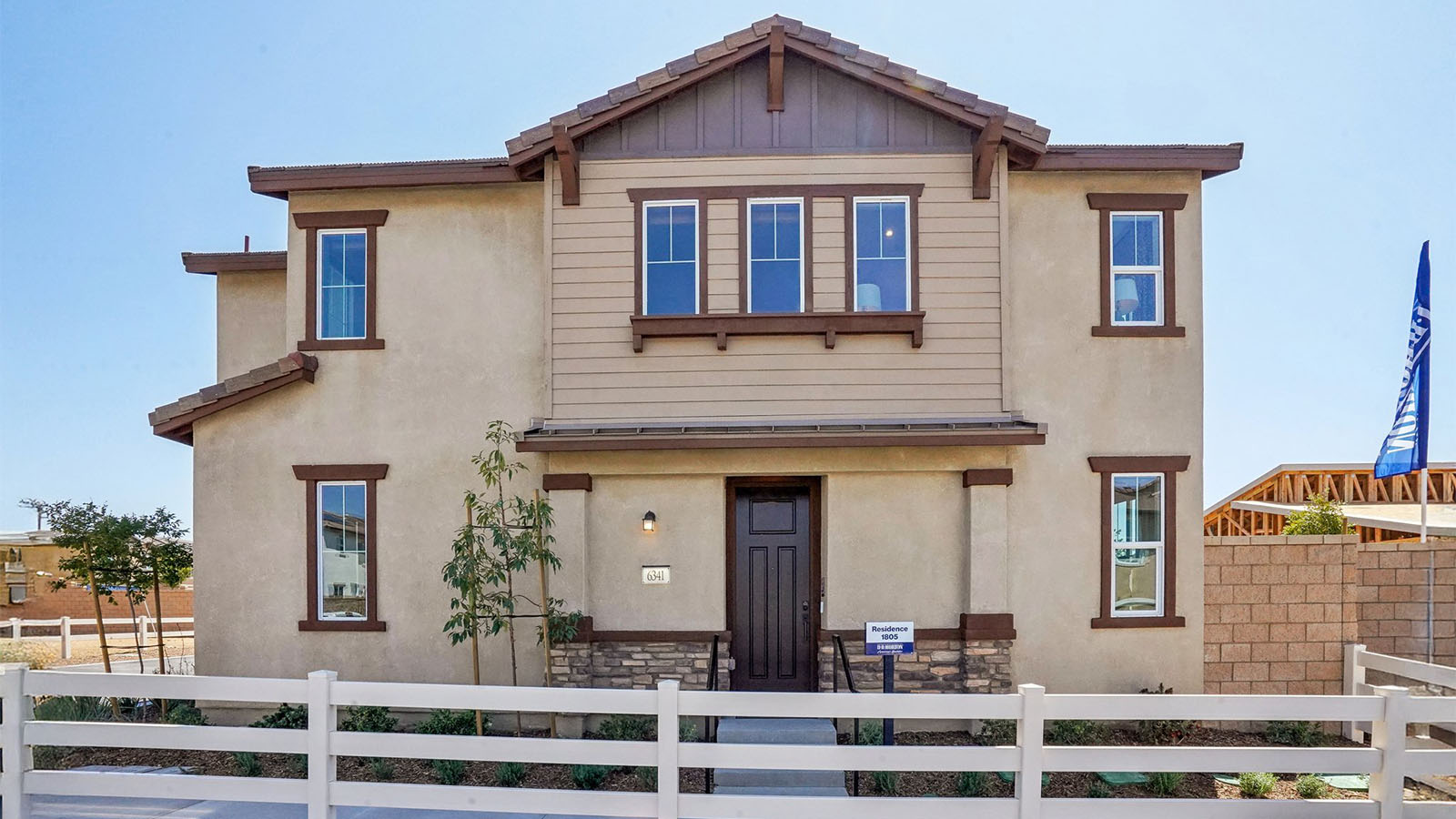 Two-story Craftsman townhome
