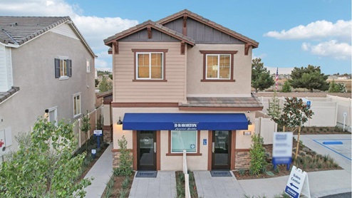 Modern Craftsman style two-story home with two-car garage