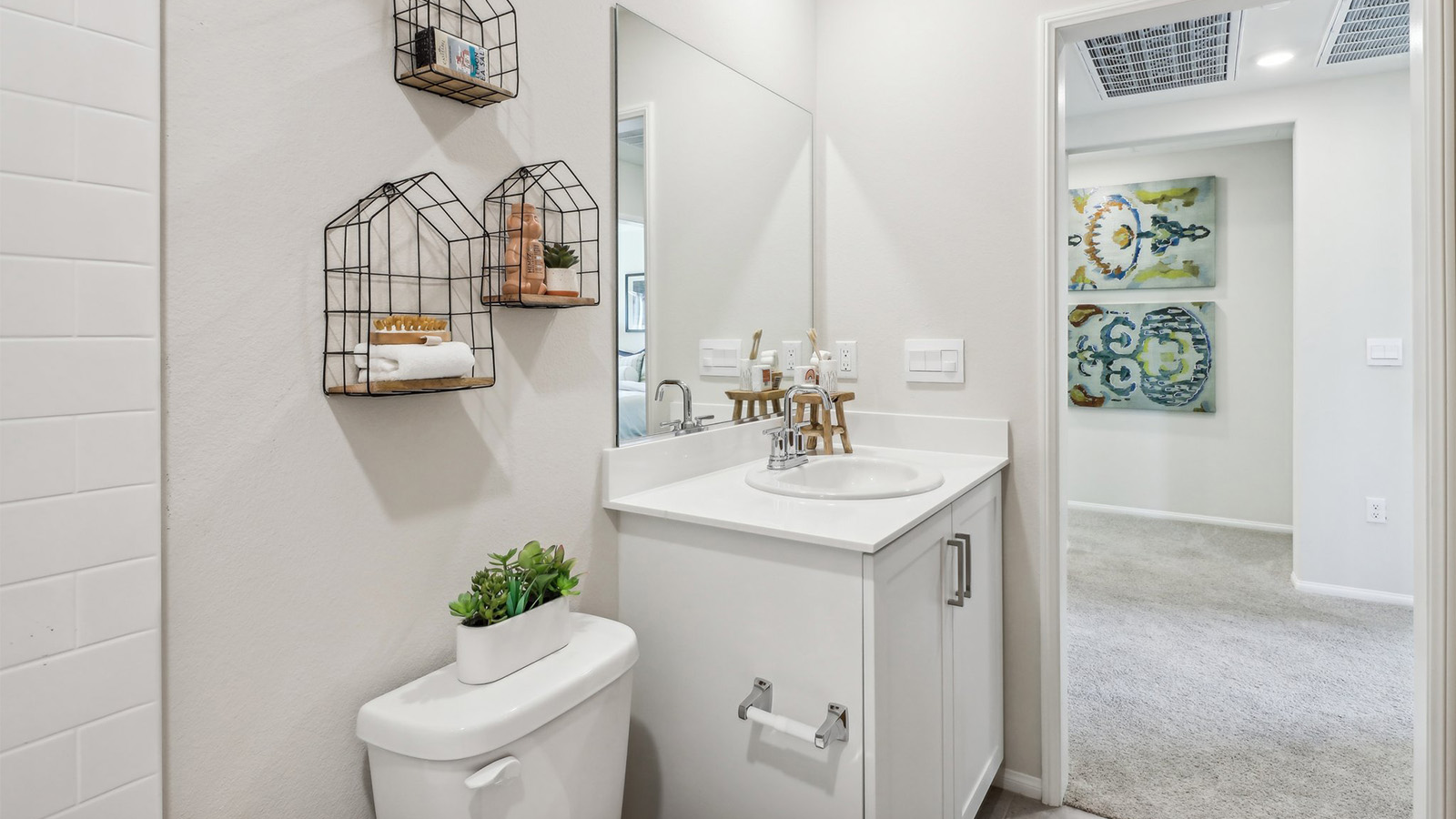 Secondary bathroom vanity