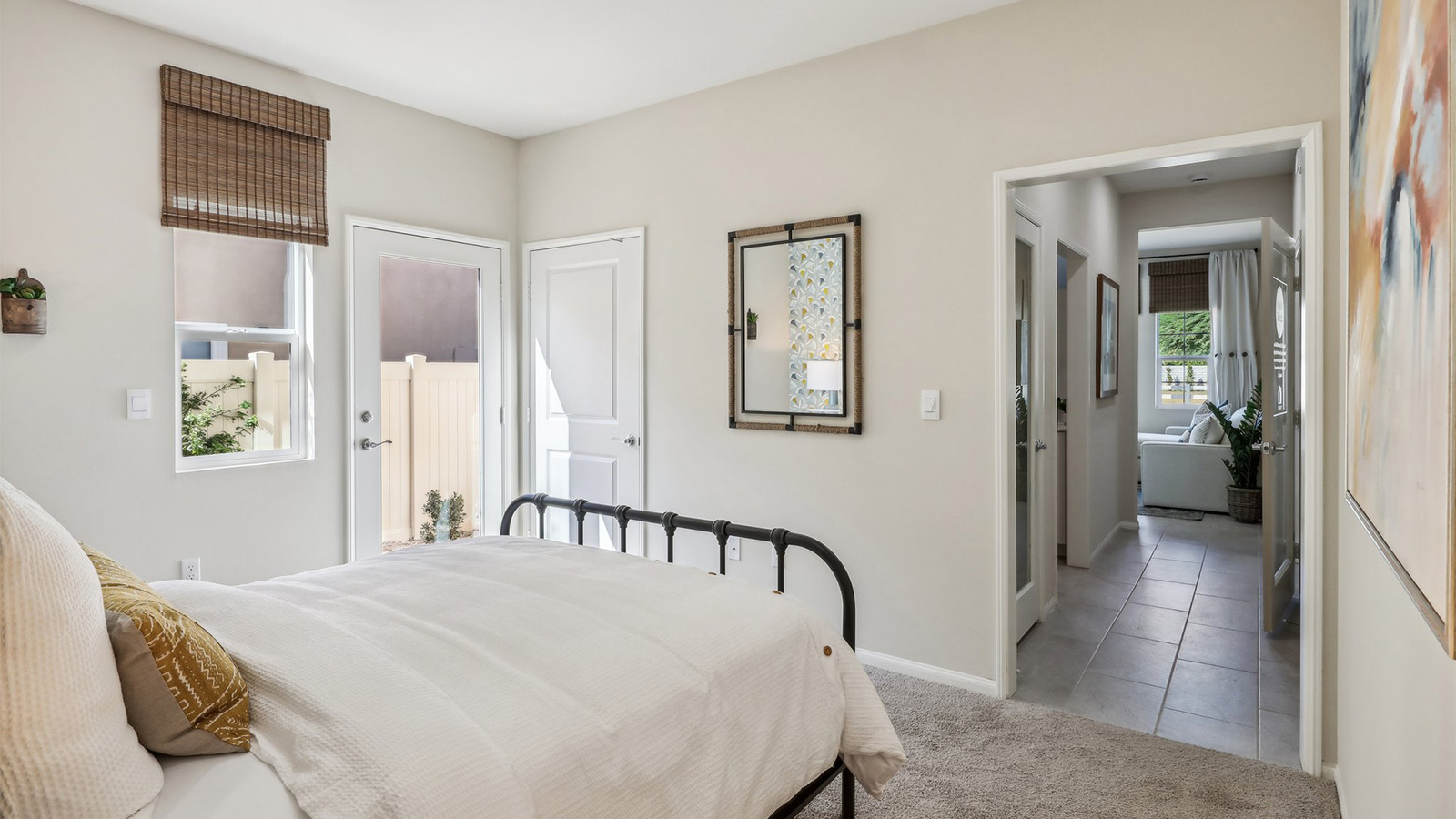 Secondary bedroom with full bed