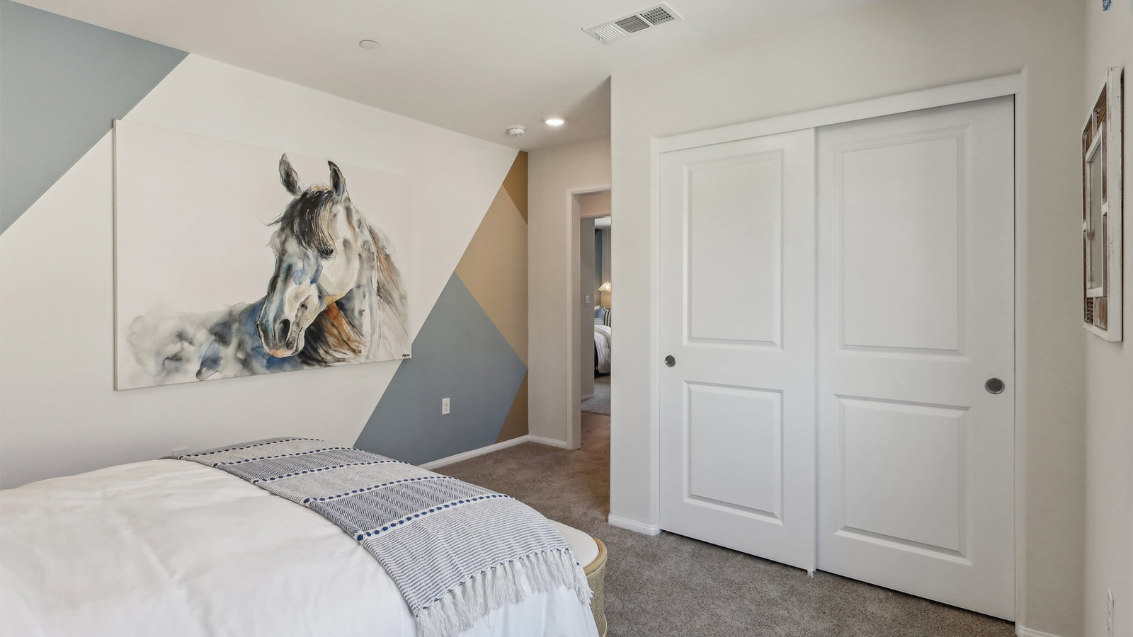 Secondary bedroom with full bed